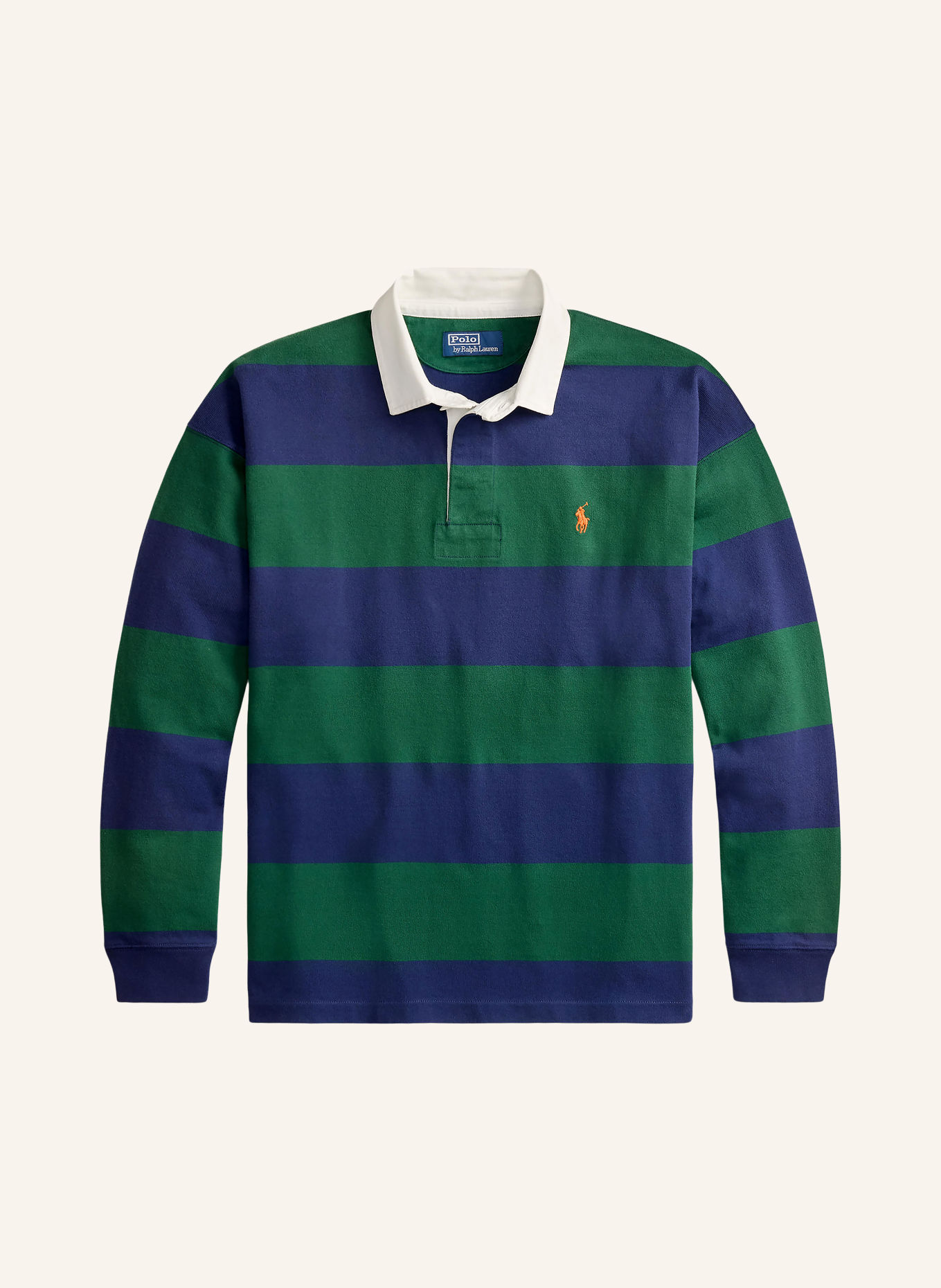 POLO RALPH LAUREN Polo de rugby: VERT / BLEU