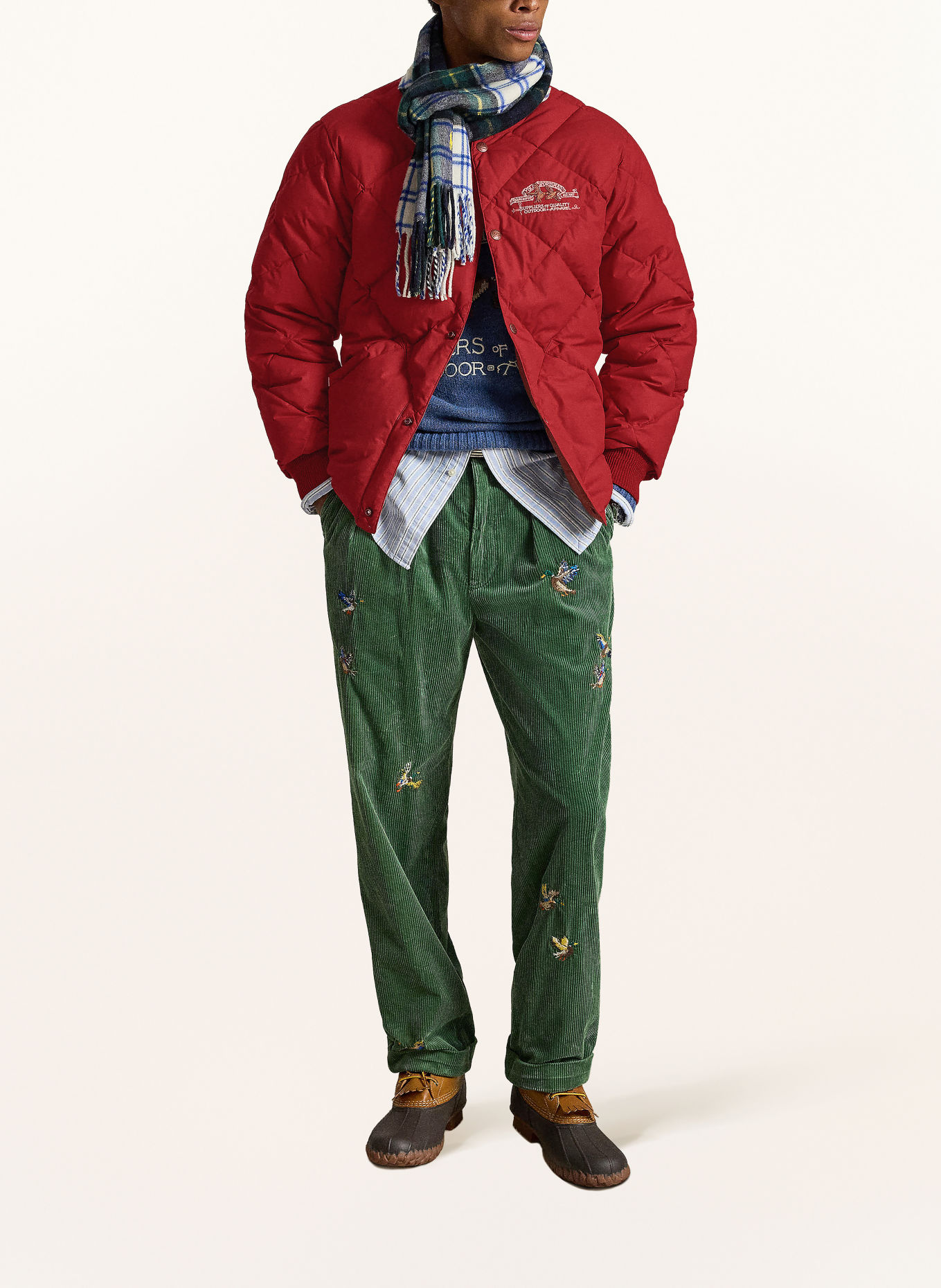 POLO RALPH LAUREN Daunenjacke: ROT
