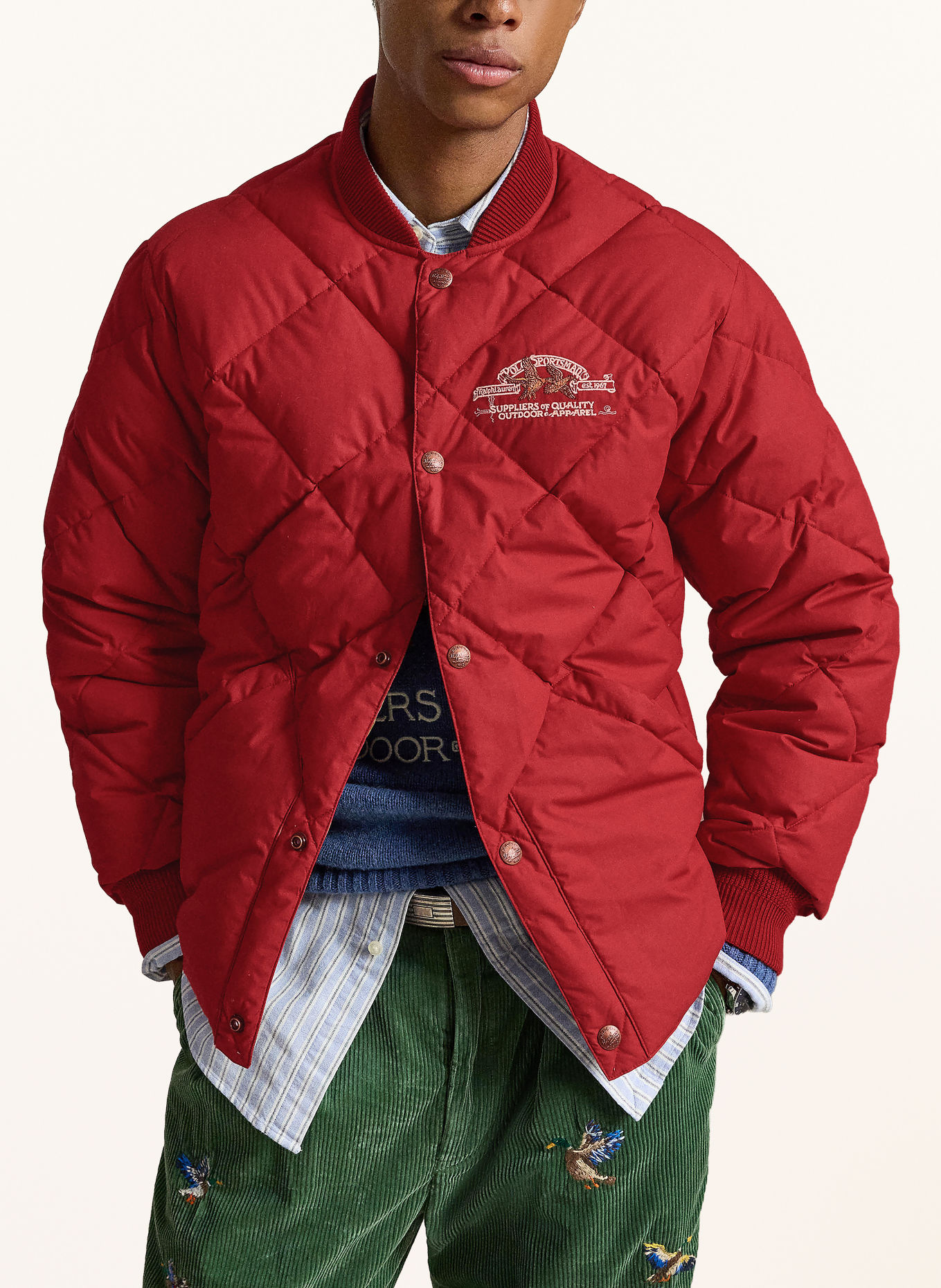 POLO RALPH LAUREN Daunenjacke: ROT