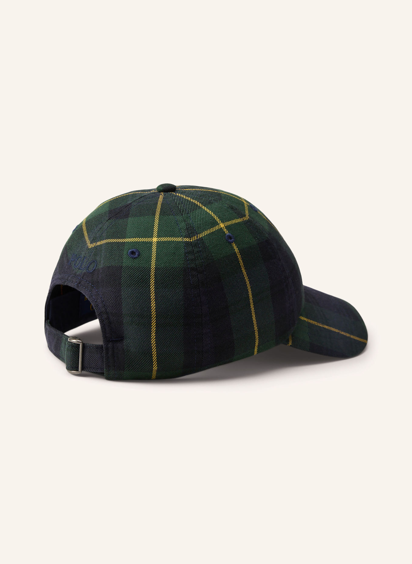 POLO RALPH LAUREN Cap: DARK BLUE / YELLOW / DARK GREEN