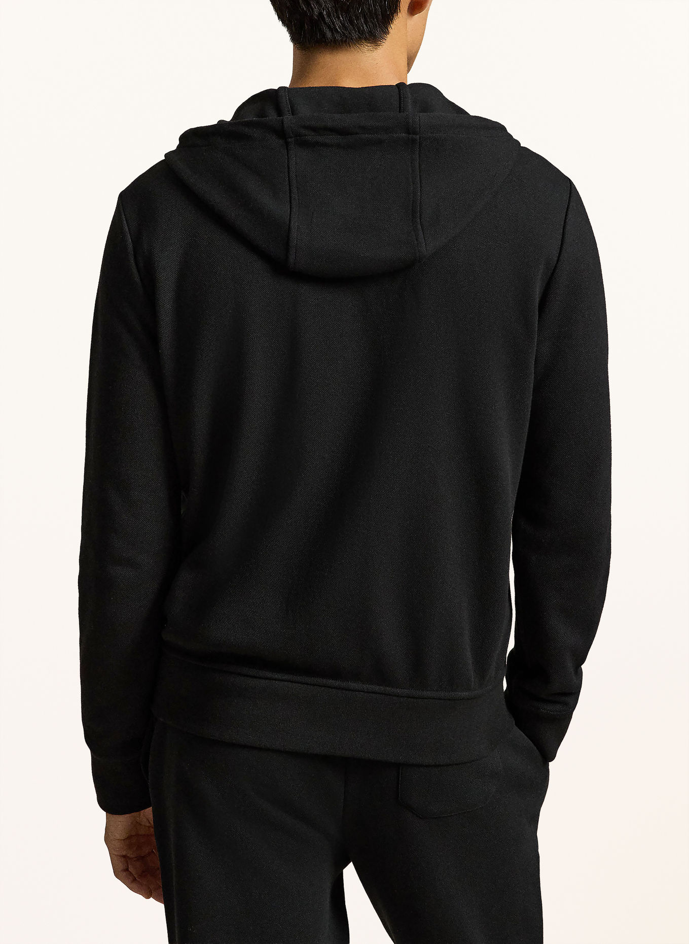 POLO RALPH LAUREN Jacket made from a mix of materials: BLACK