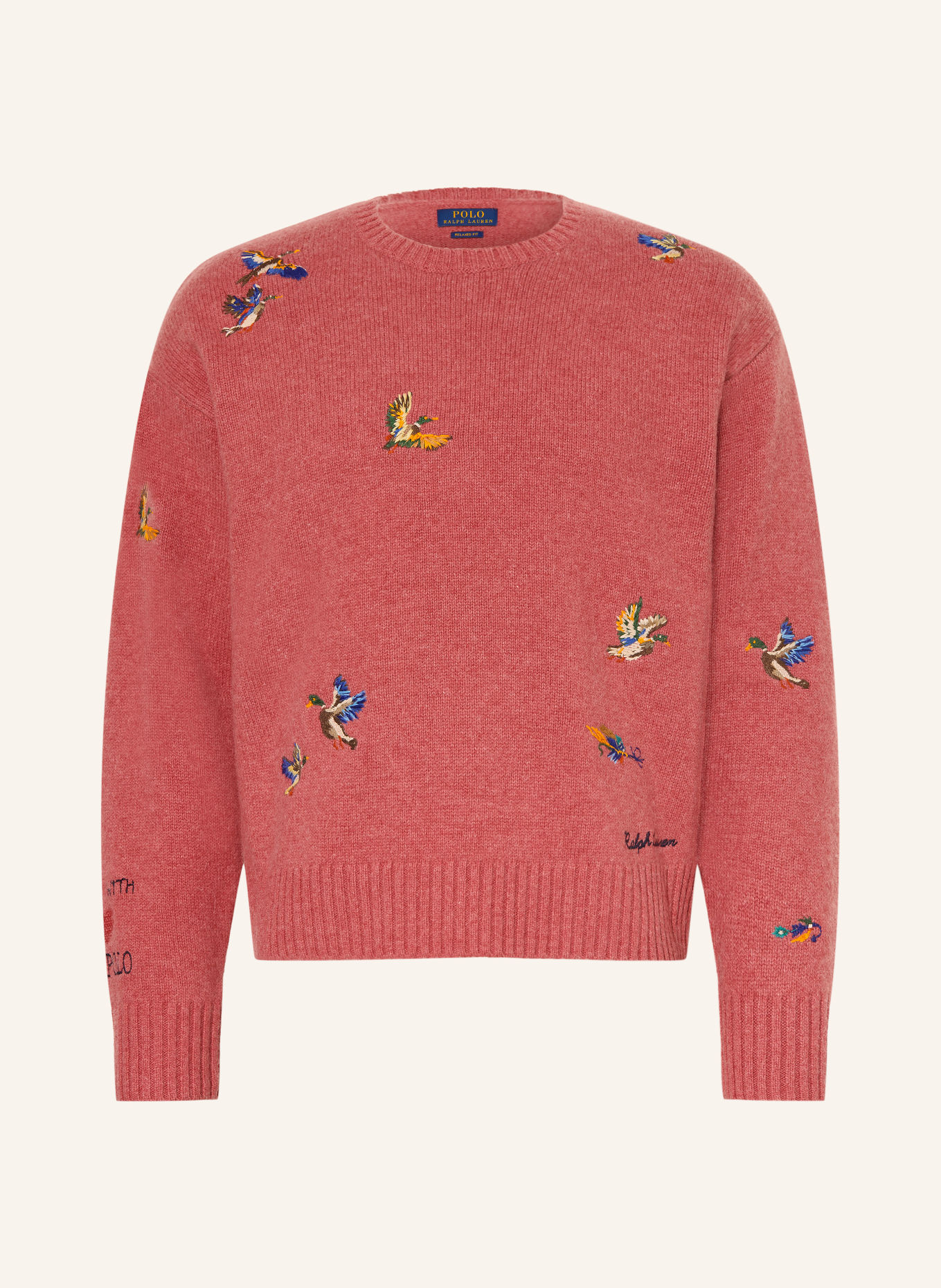 POLO RALPH LAUREN Pulover din lână de alpaca: ROȘU DESCHIS