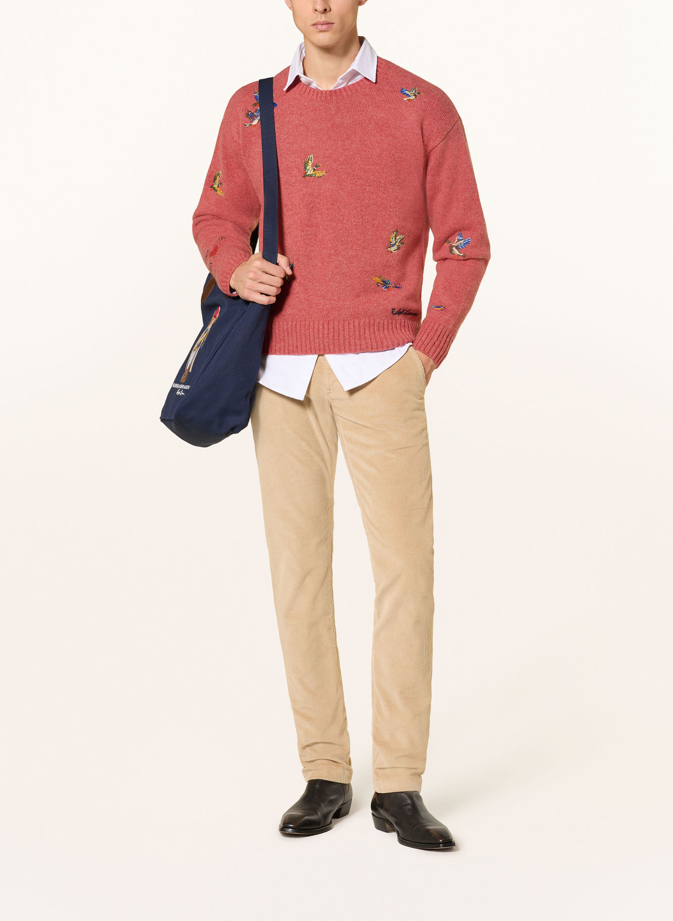 POLO RALPH LAUREN Pulover din lână de alpaca: ROȘU DESCHIS