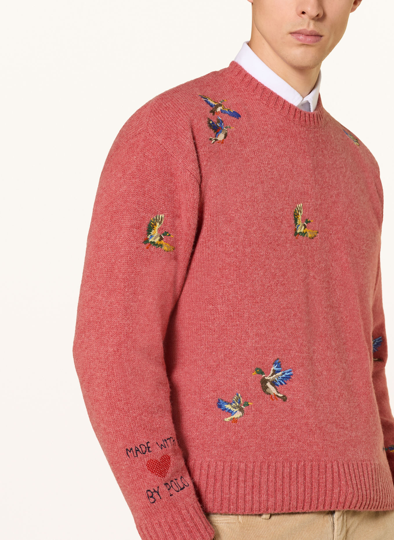 POLO RALPH LAUREN Pulover din lână de alpaca: ROȘU DESCHIS