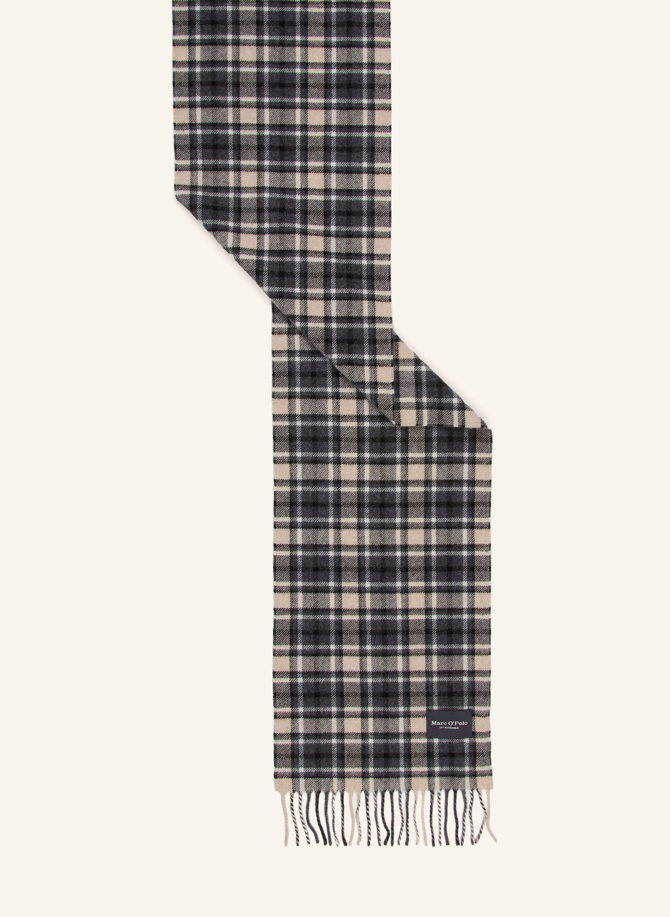 Marc O'Polo Écharpe: GRIS / CRÈME / GRIS FONCÉ