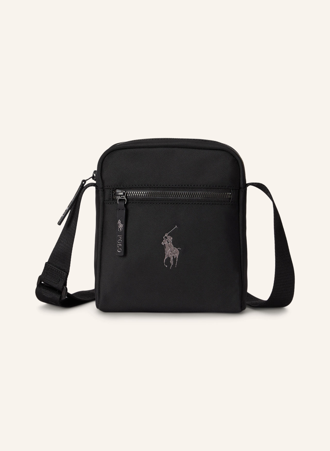 POLO RALPH LAUREN Kabelka přes rameno: ČERNÁ