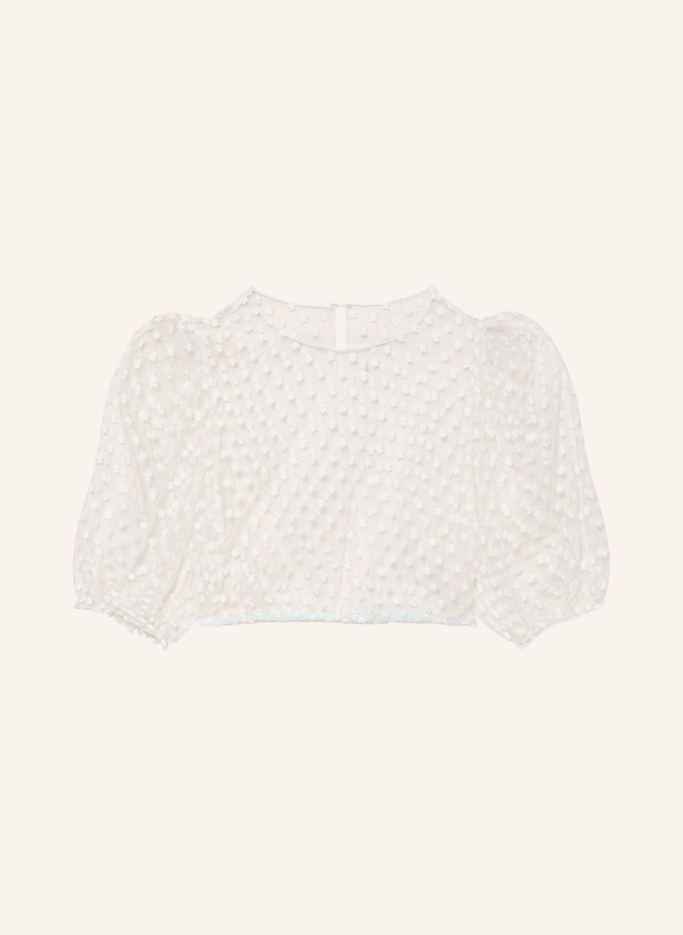Heimatglück Tracht Dirndlblouse FLORA: WIT