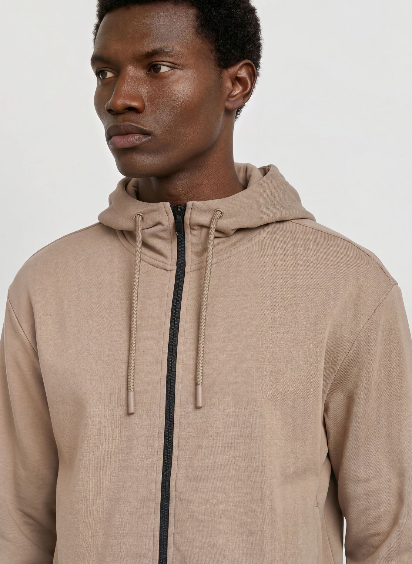 BOSS Sweat zippé: OLIVE