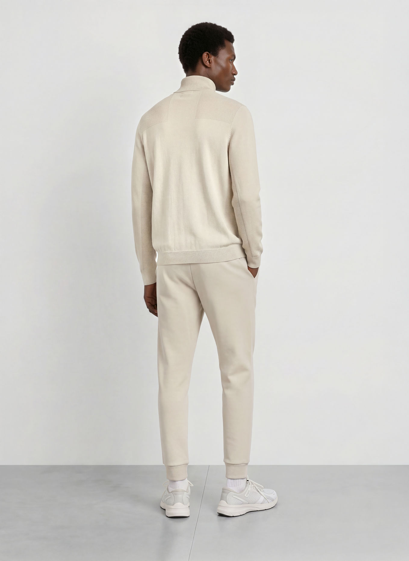 BOSS MOMENTUM-X Turtleneck sweater: BEIGE