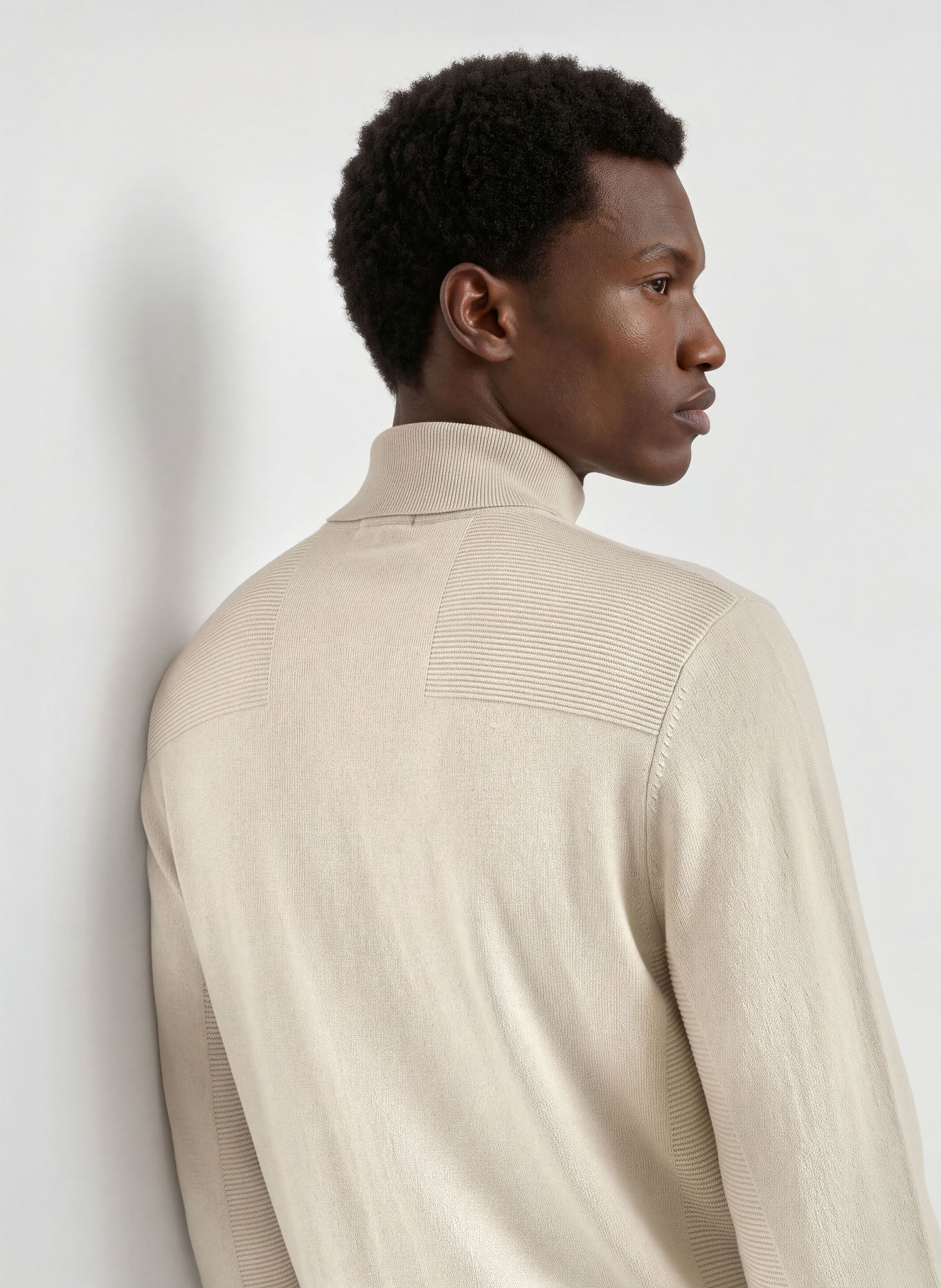 BOSS MOMENTUM-X Turtleneck sweater: BEIGE