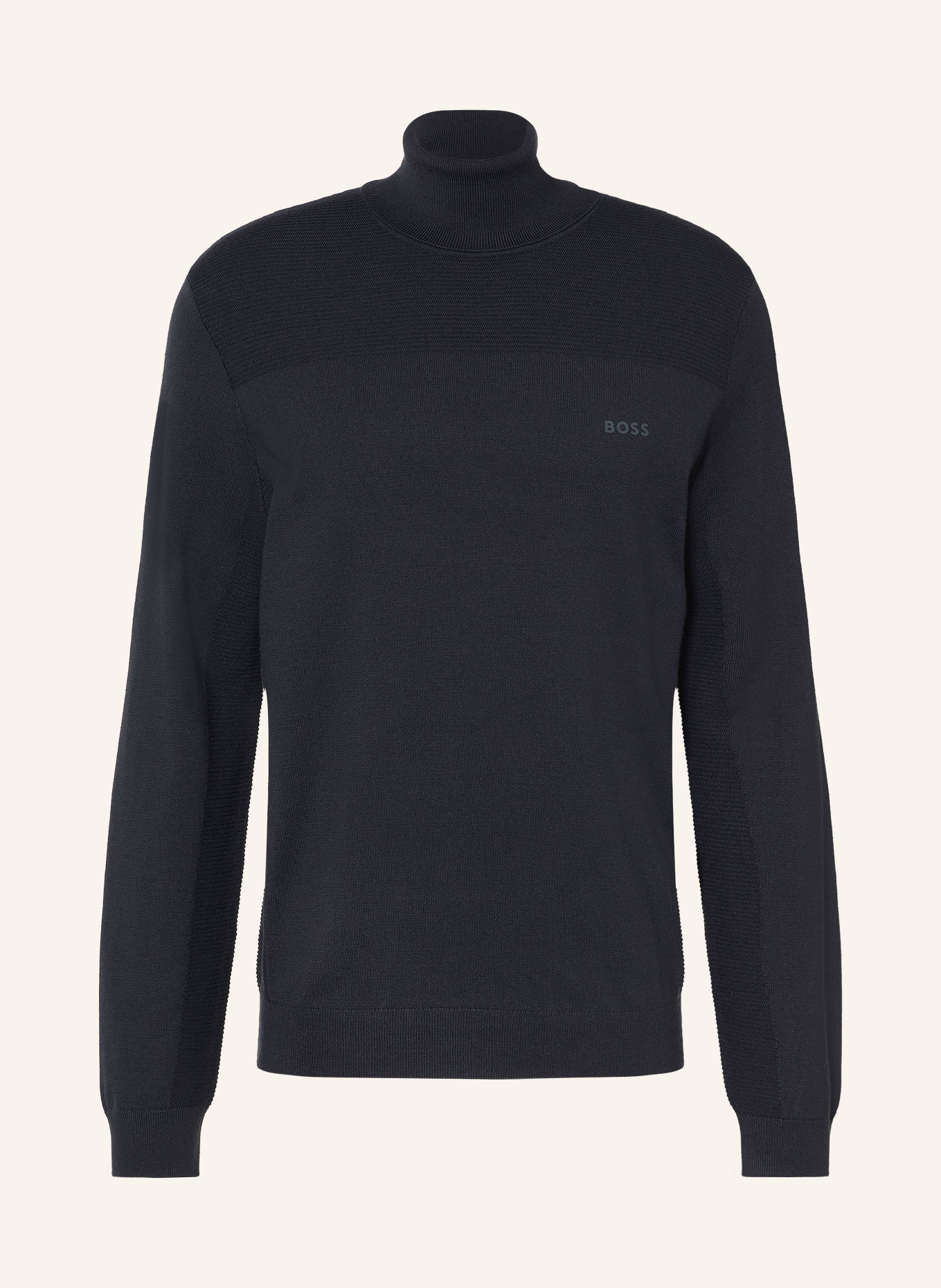 BOSS MOMENTUM-X Turtleneck sweater: DARK BLUE