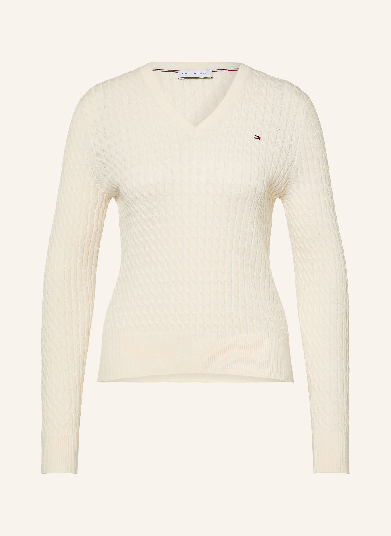 TOMMY HILFIGER Sweater: ECRU