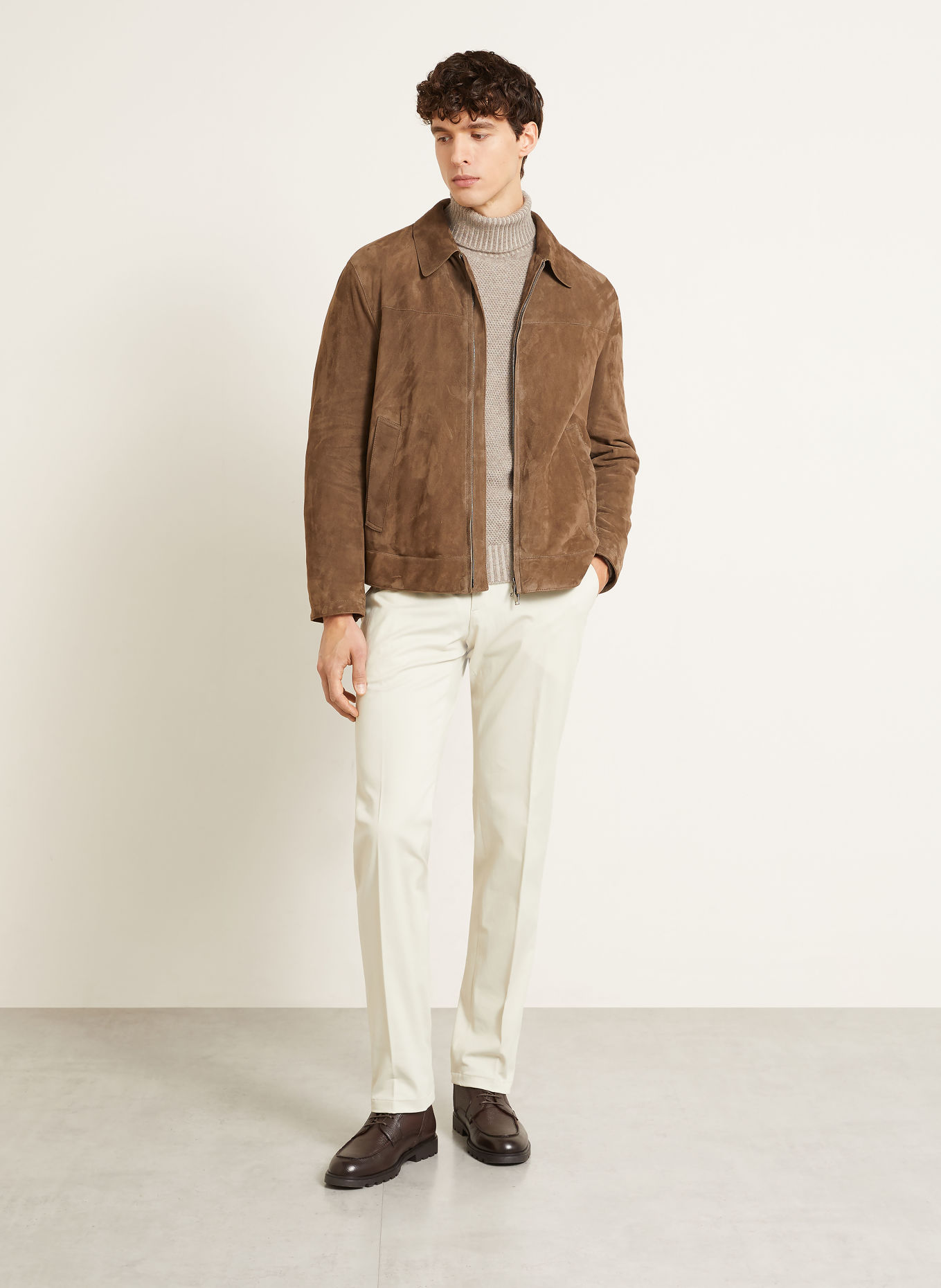 Brioni Chino CORTONA Regular Fit: CREME