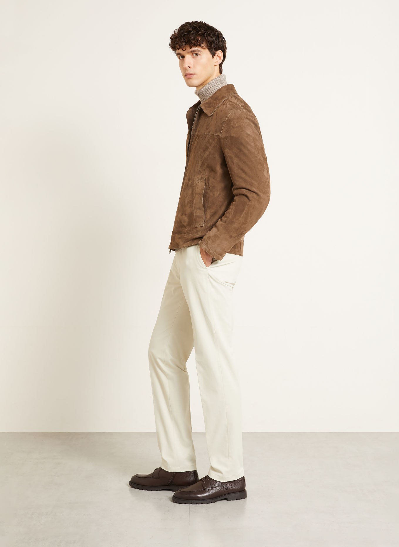 Brioni Chino CORTONA Regular Fit: CREME