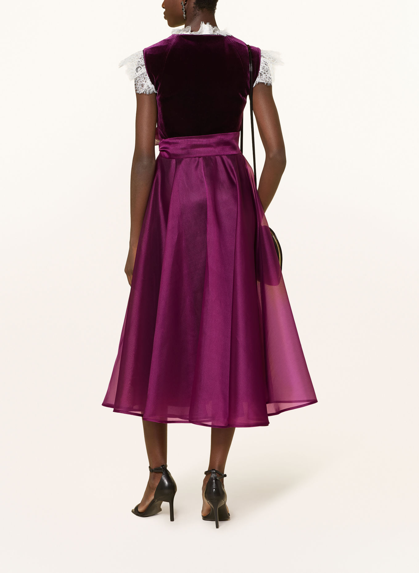 TALBOT RUNHOF Dirndl met fluweel en pailletten: 870 Lila