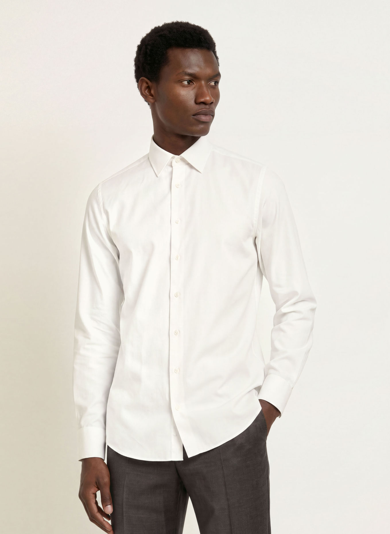 OLYMP Hemd Level Five body fit: WEISS
