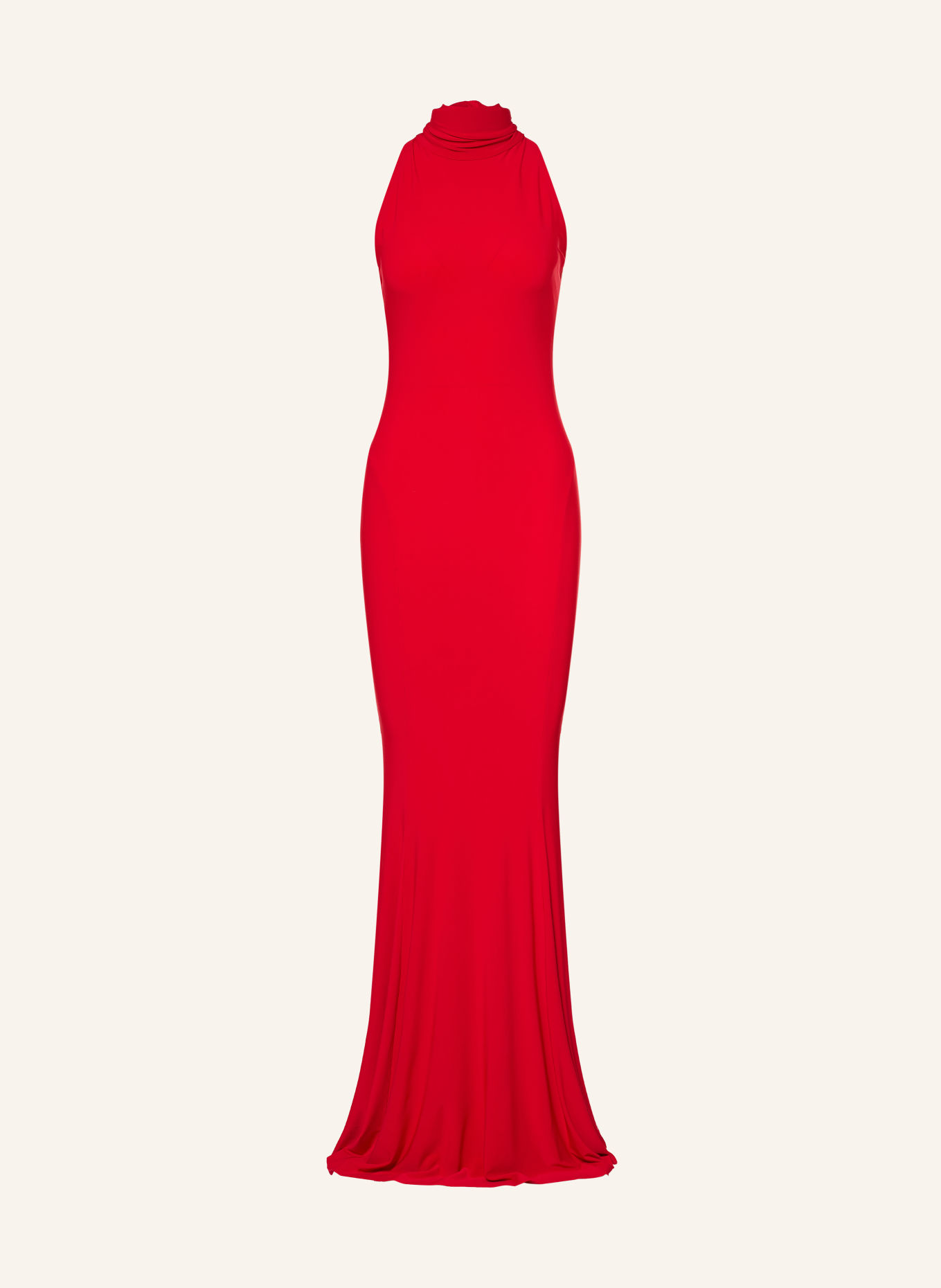 NORMA KAMALI Jerseykleid: ROT
