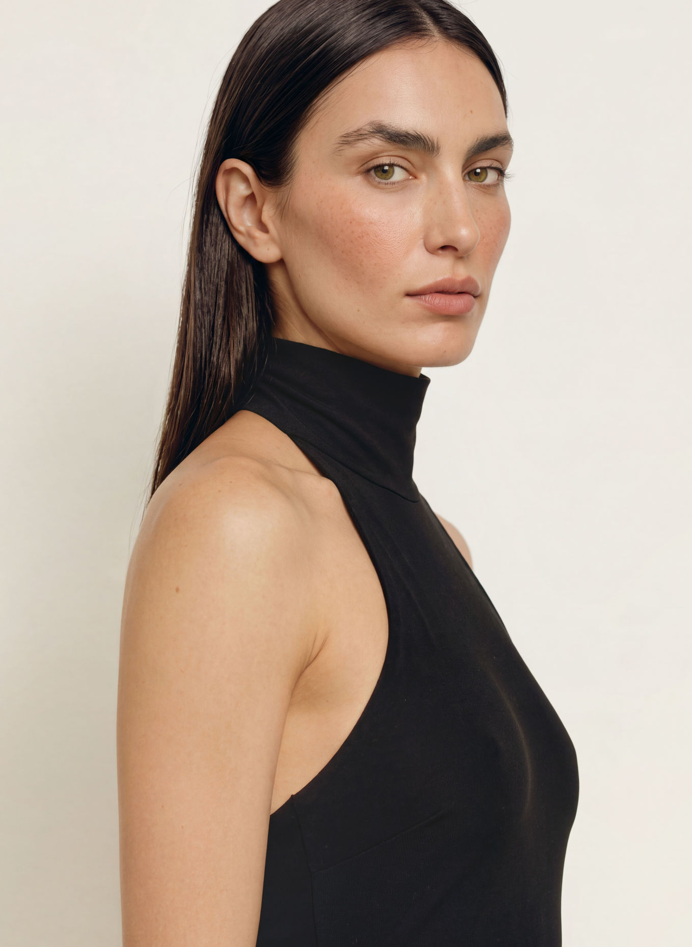 NORMA KAMALI Jersey dress: BLACK