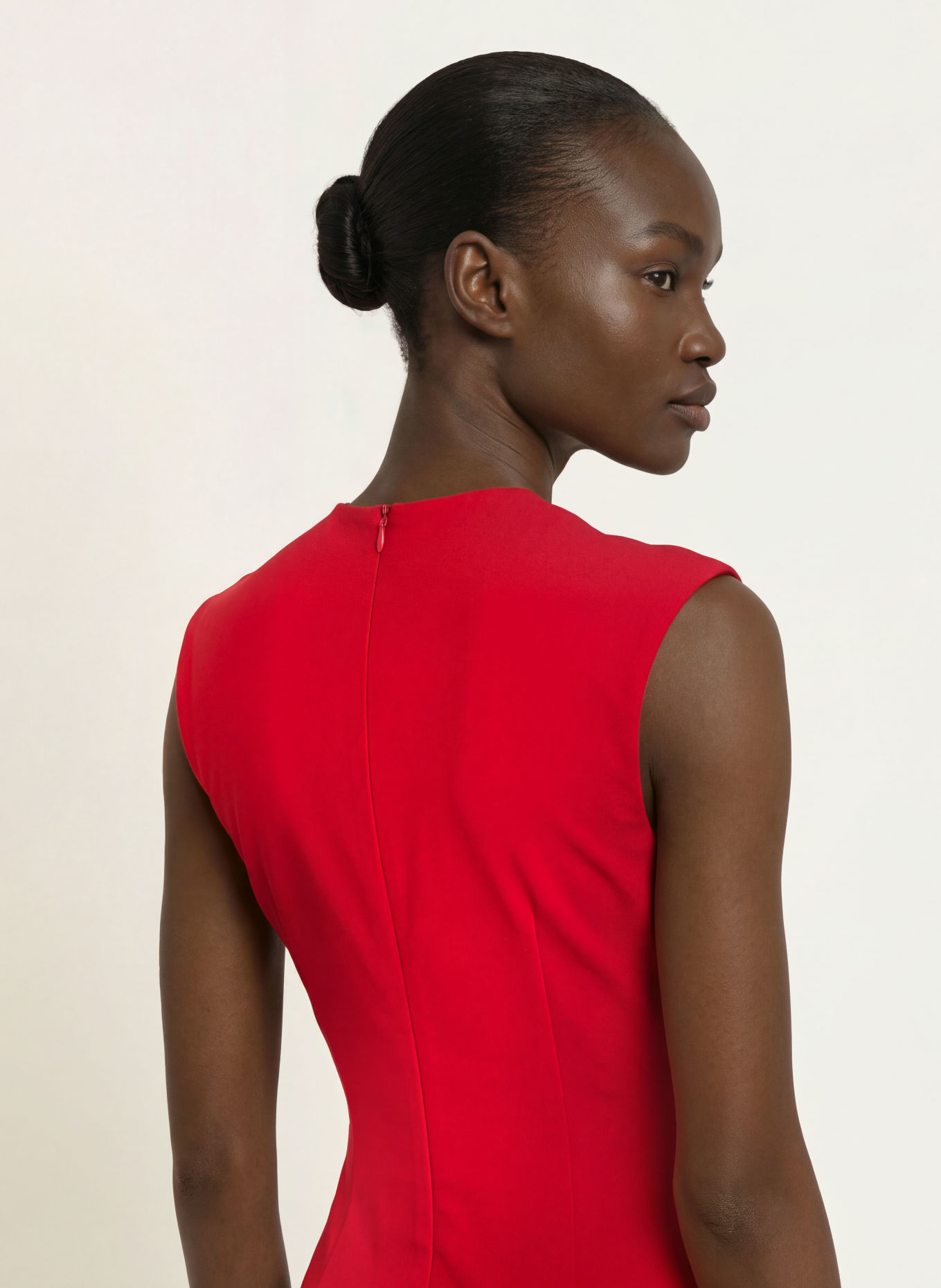 NORMA KAMALI Jumpsuit i jersey: RÖD