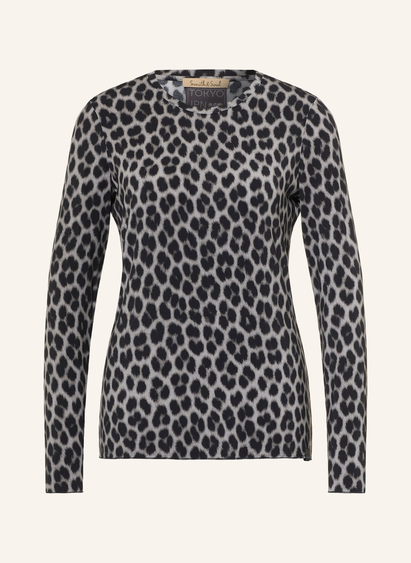 Smith & Soul Longsleeve: GRIJS / ZWART