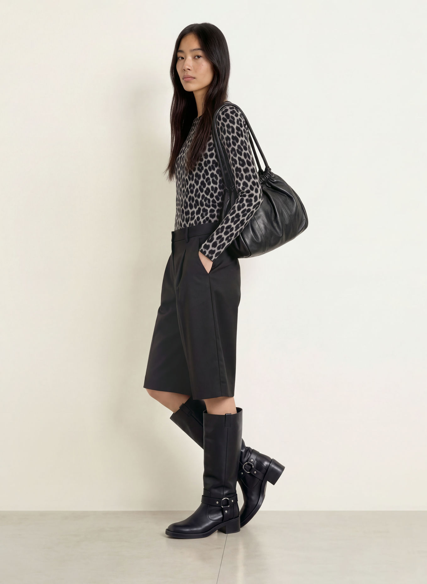 Smith & Soul Longsleeve: GRIJS / ZWART