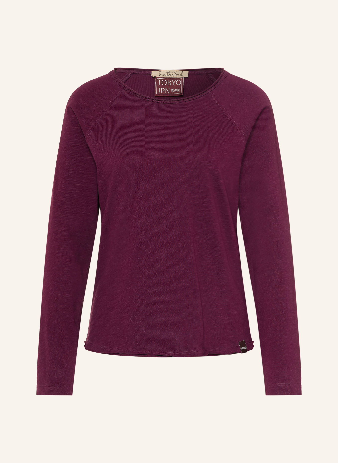 Smith & Soul Longsleeve: DONKERROOD