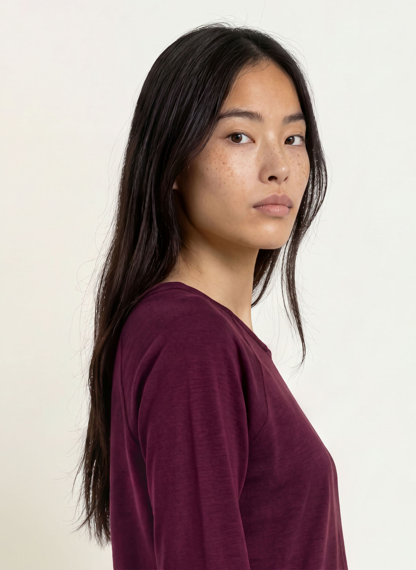 Smith & Soul Longsleeve: DONKERROOD