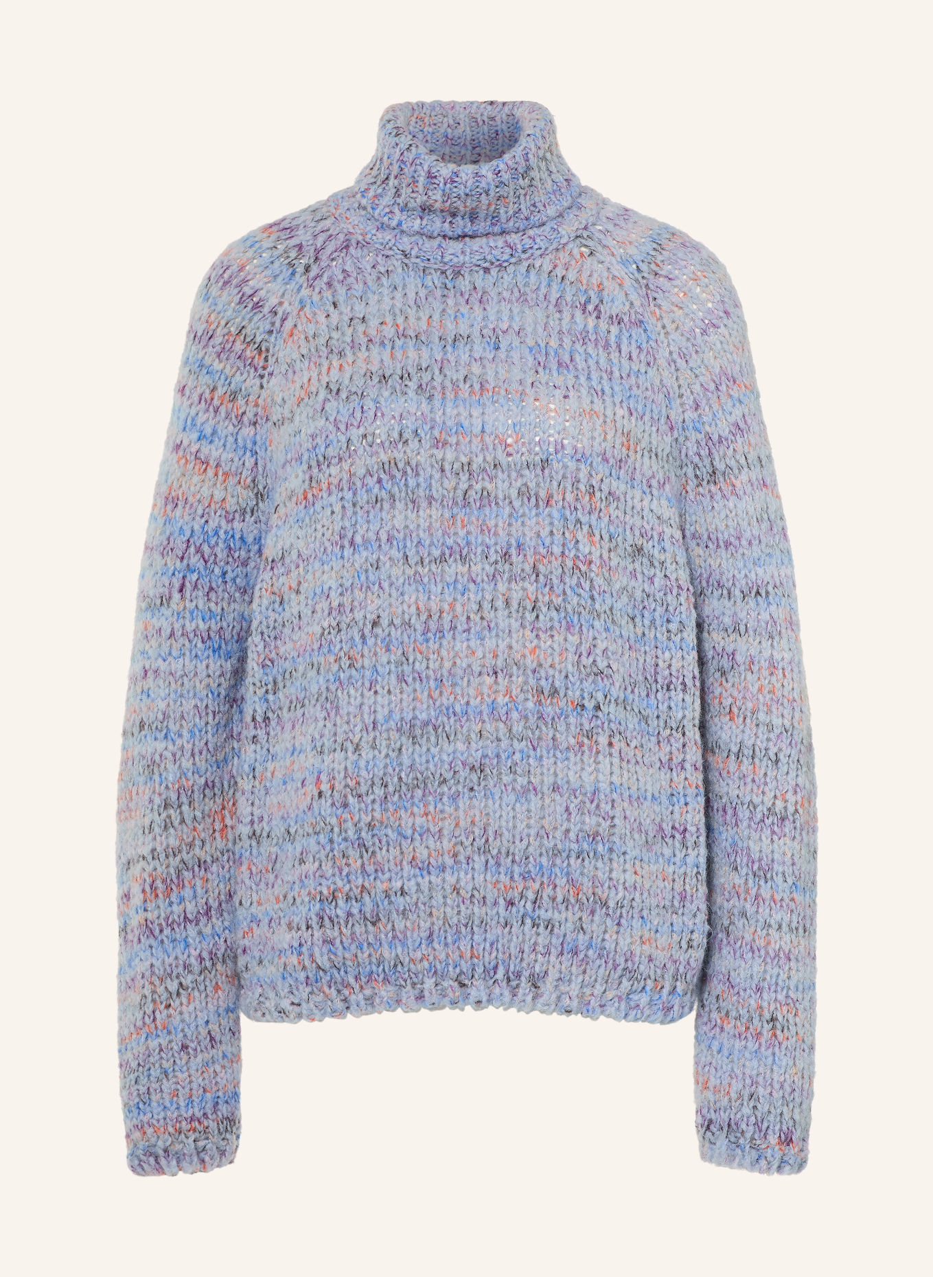 Smith & Soul Turtleneck sweater: LIGHT BLUE / PURPLE / ORANGE