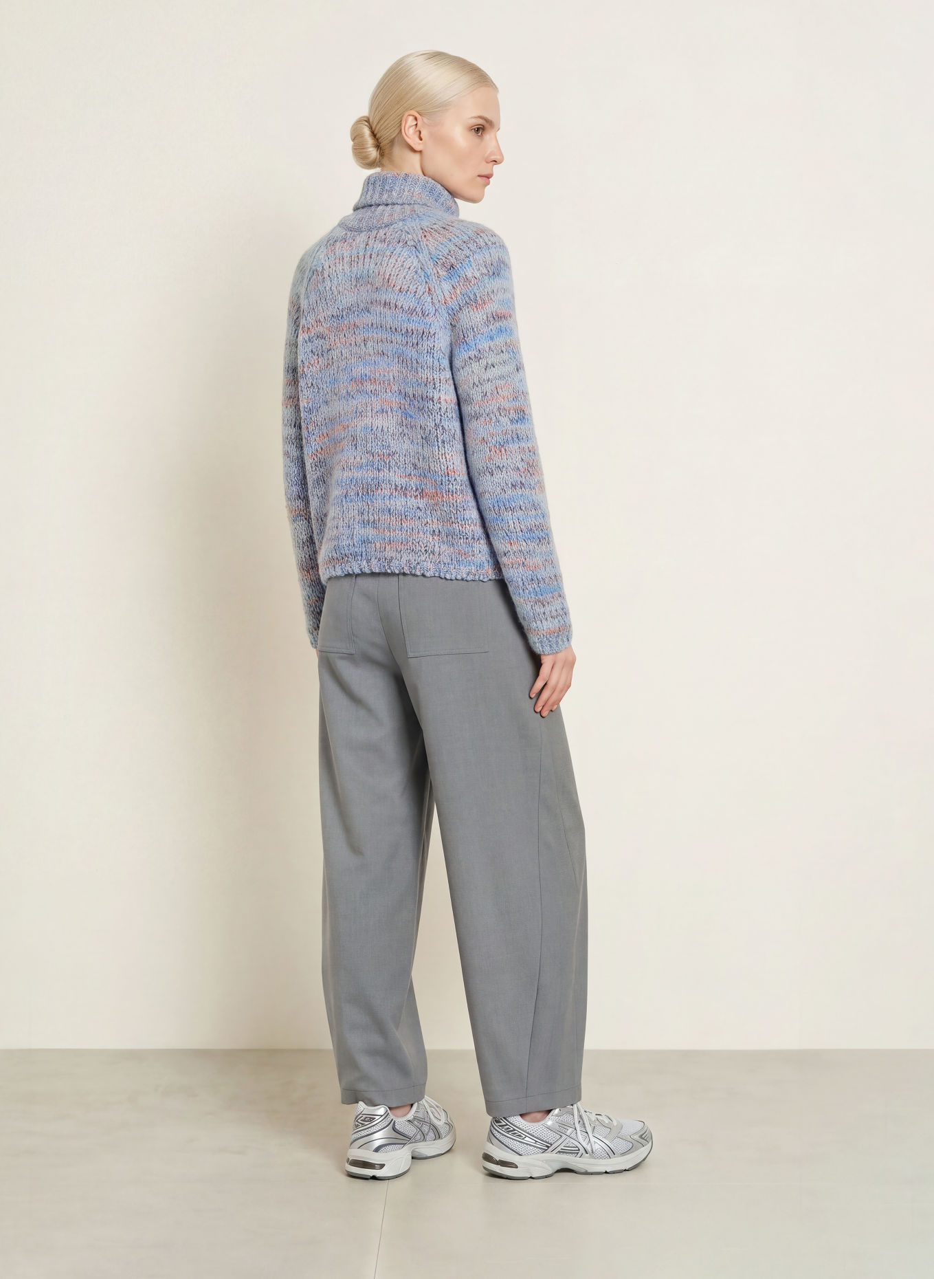 Smith & Soul Turtleneck sweater: LIGHT BLUE / PURPLE / ORANGE