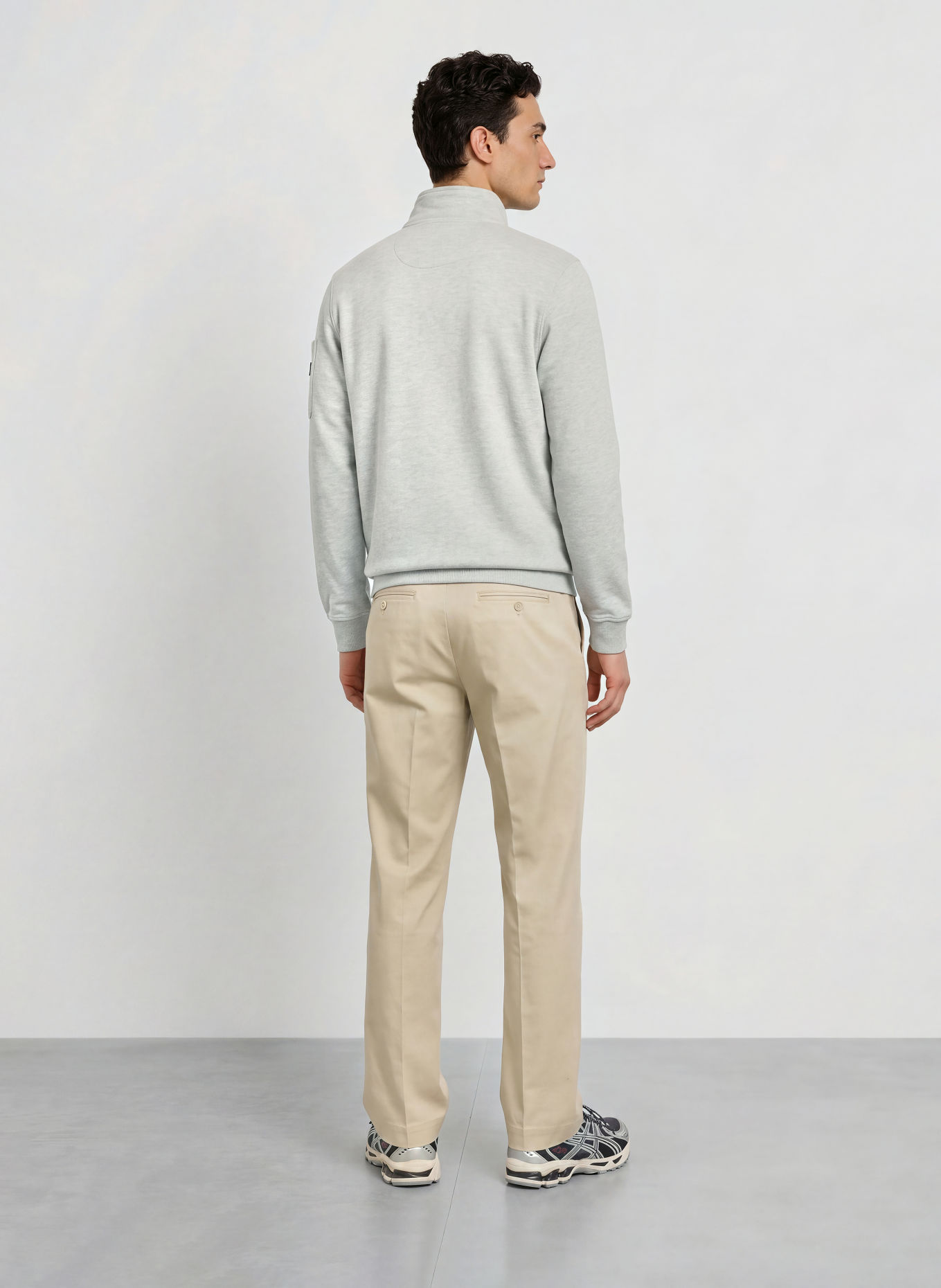 camel active Sweat-Troyer: HELLGRAU
