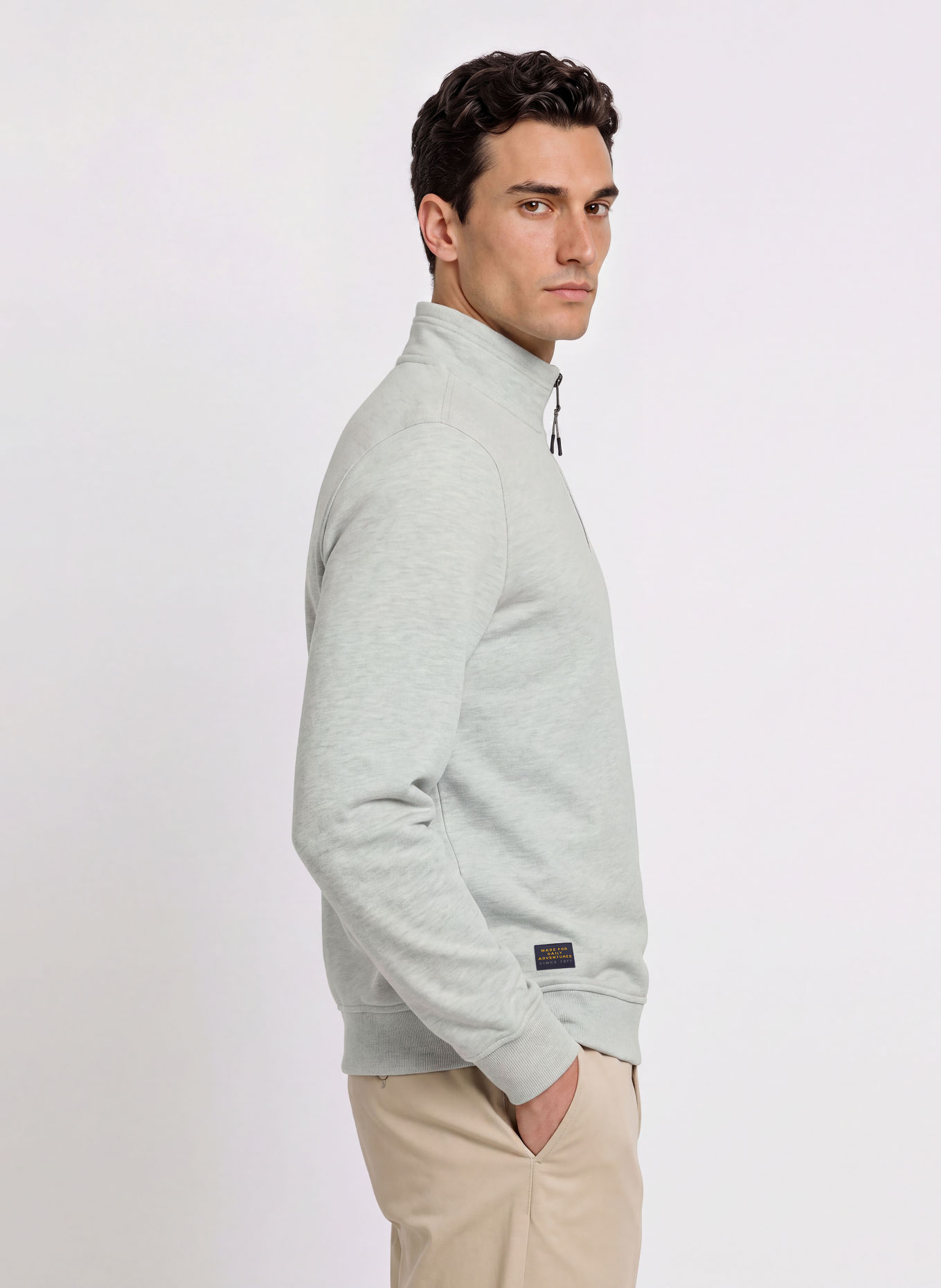 camel active Sweat-Troyer: HELLGRAU