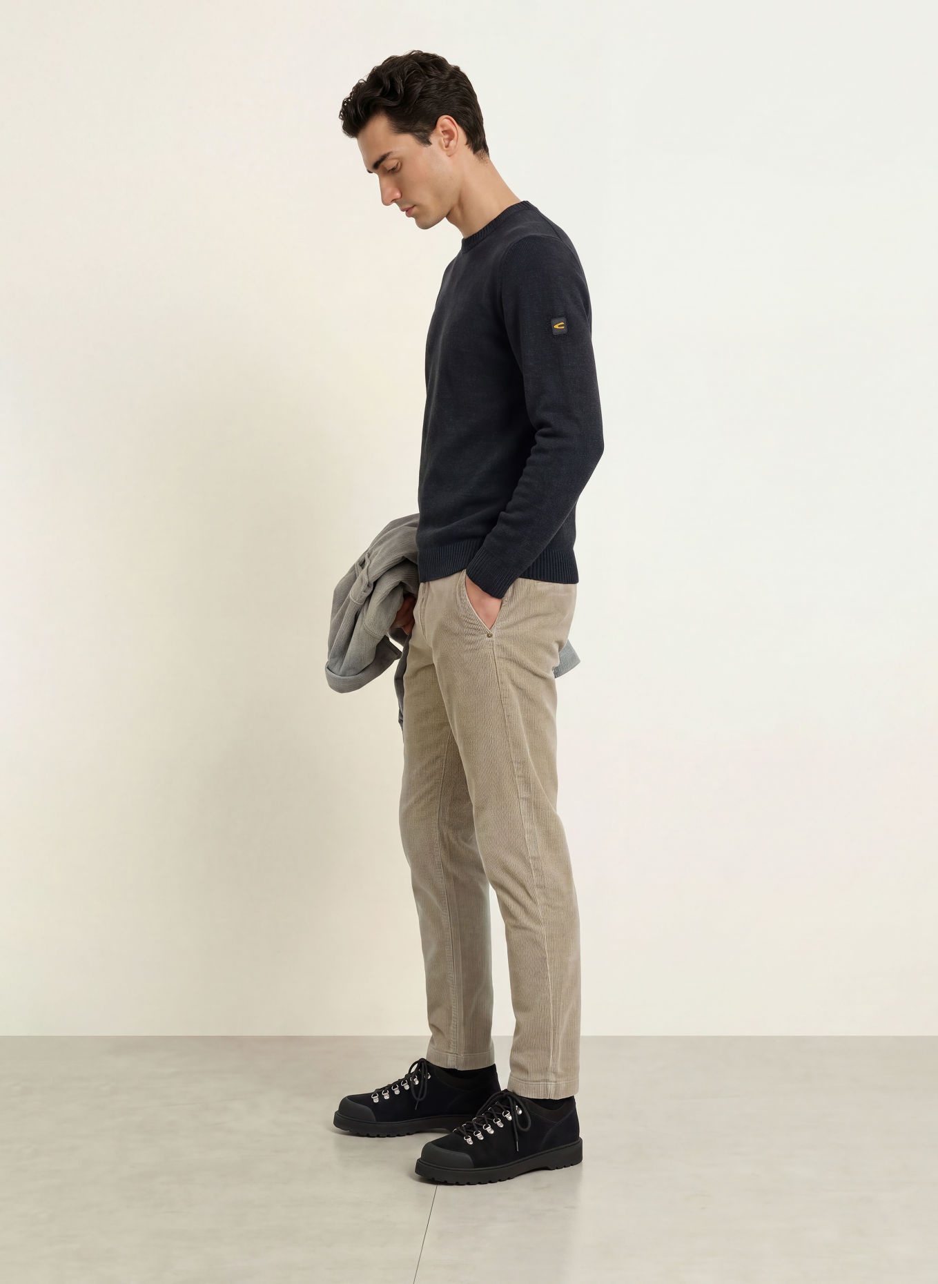 camel active Trui: DONKERGRIJS