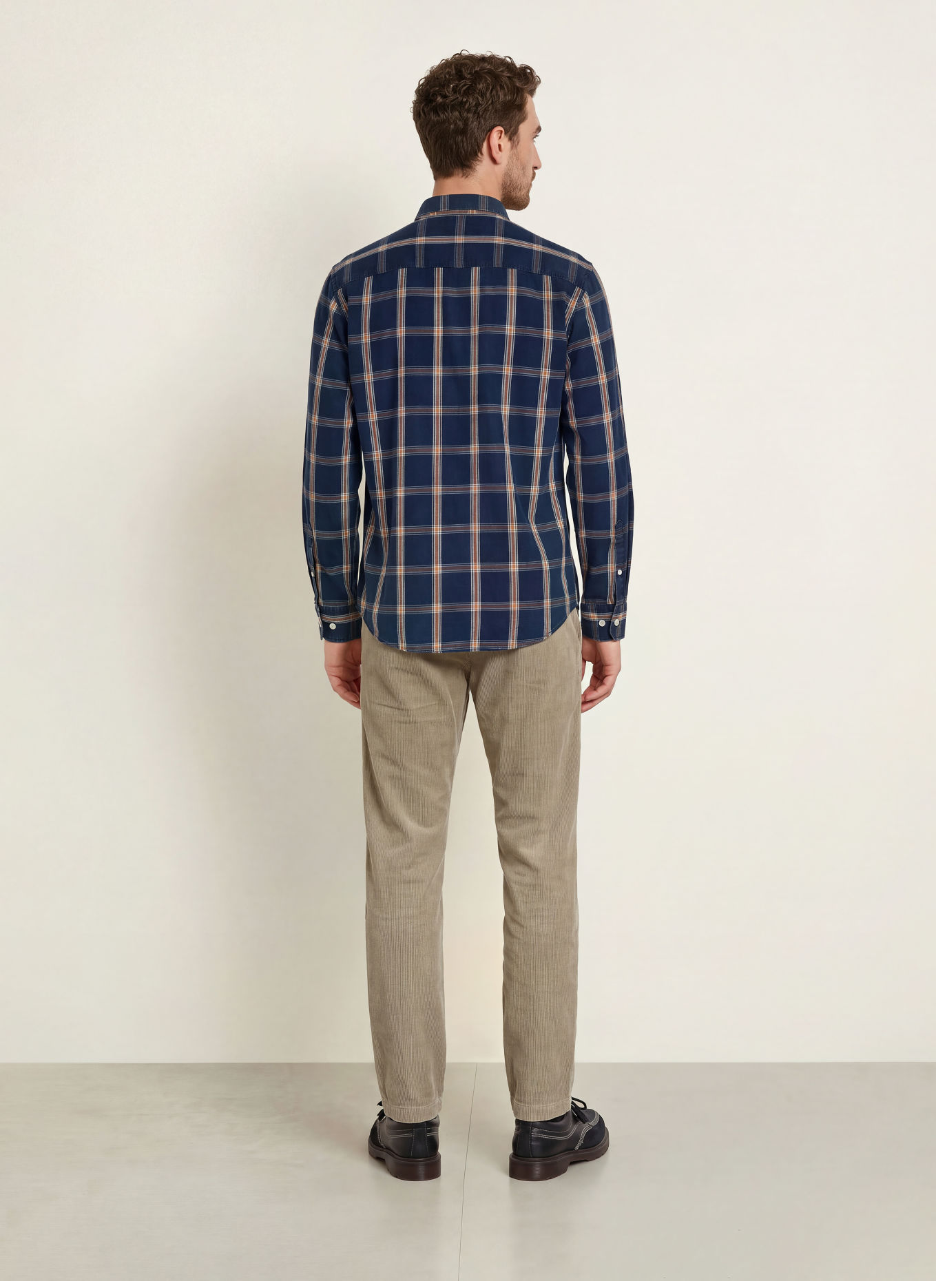 camel active Pantaloni din velur de bumbac, croială regular: BEJ