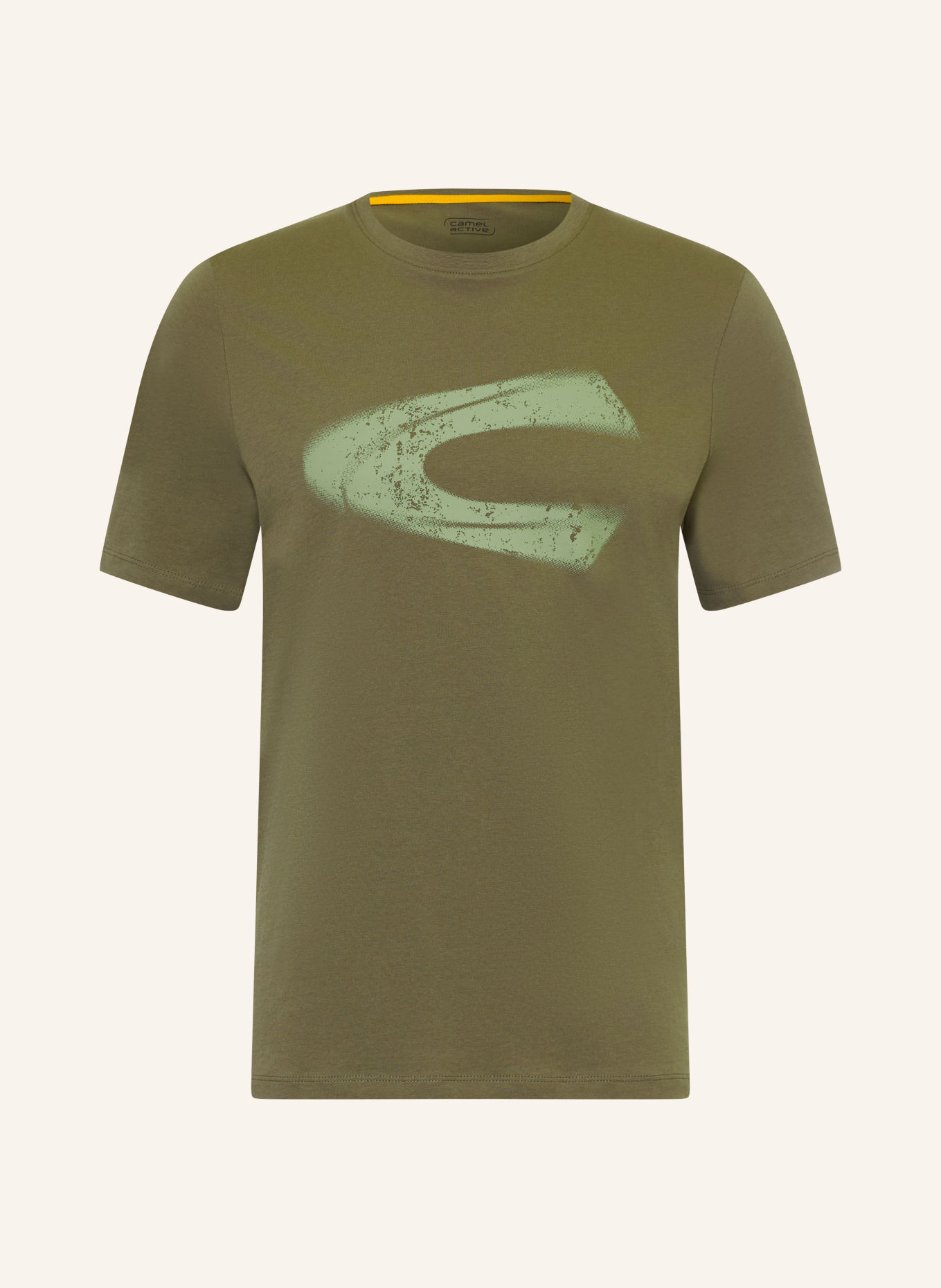 camel active T-shirt: KHAKI / OLIVE