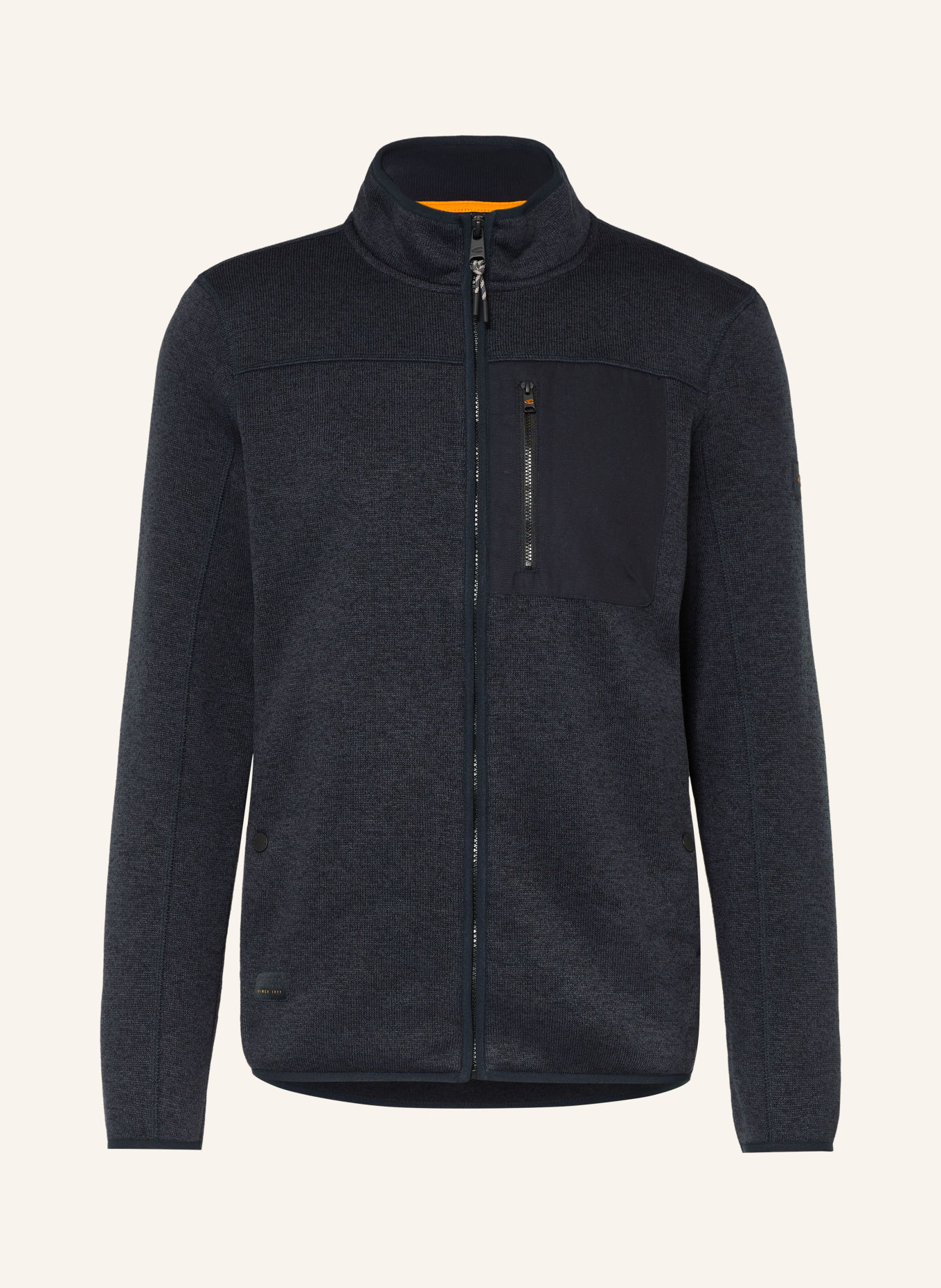camel active Cardigan: GRI ÎNCHIS / NEGRU