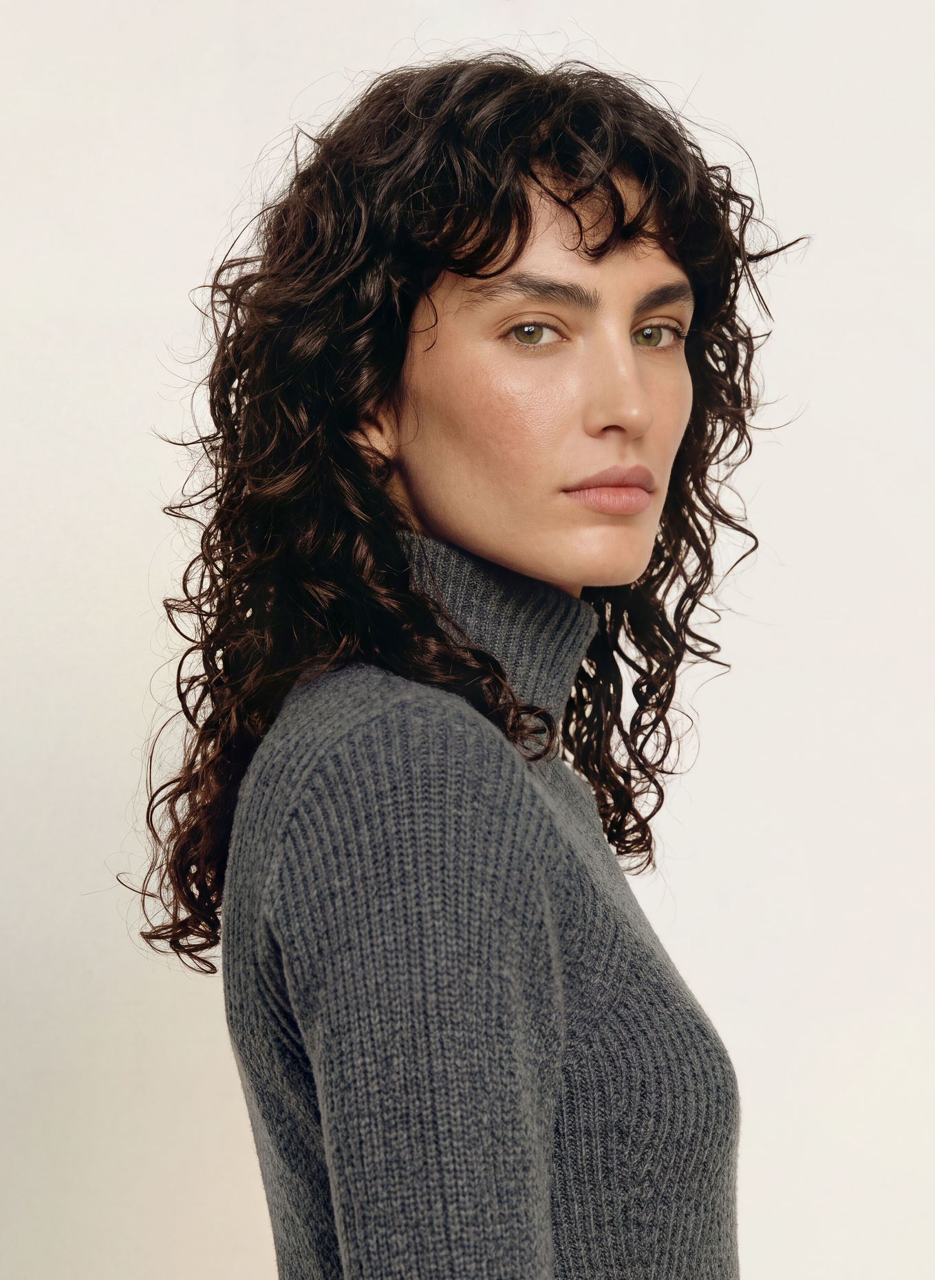 RHÚNE Pullover MAREN: DUNKELGRAU
