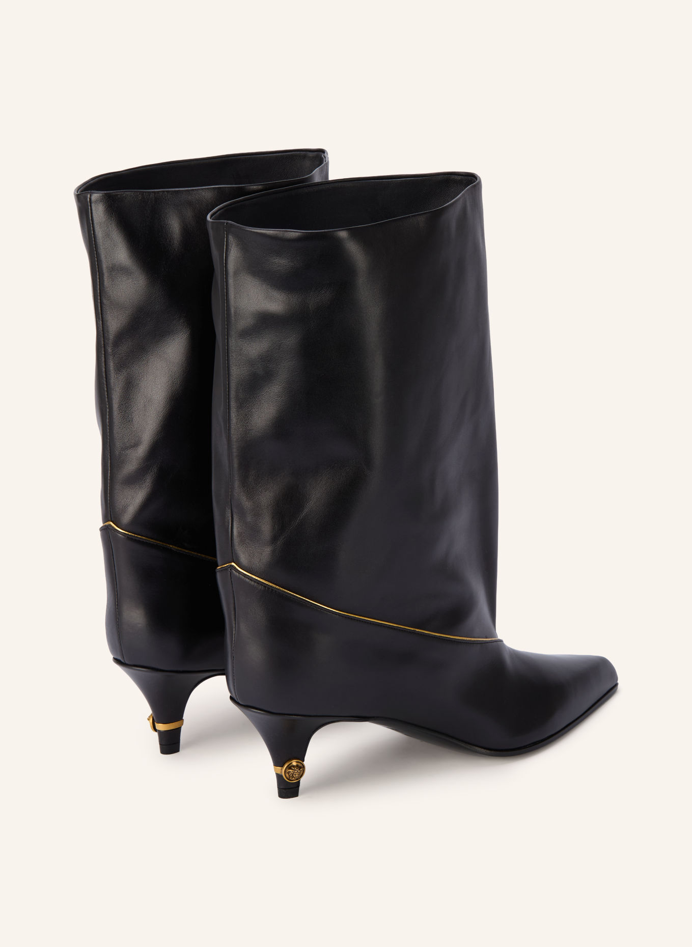 VERSACE Stiefeletten: SCHWARZ / GOLD