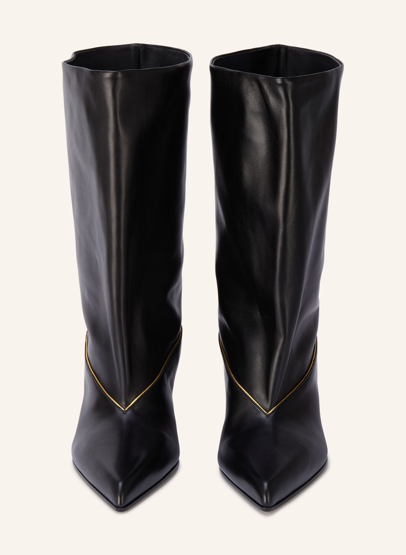 VERSACE Stiefeletten: SCHWARZ / GOLD