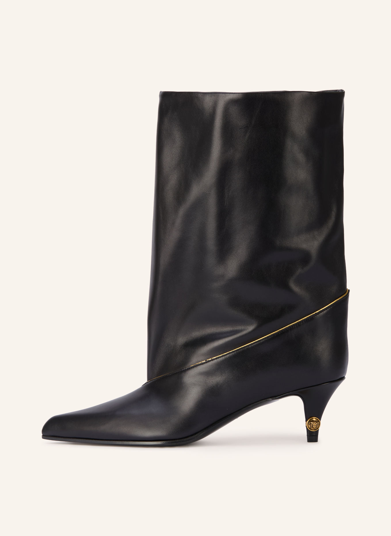 VERSACE Stiefeletten: SCHWARZ / GOLD