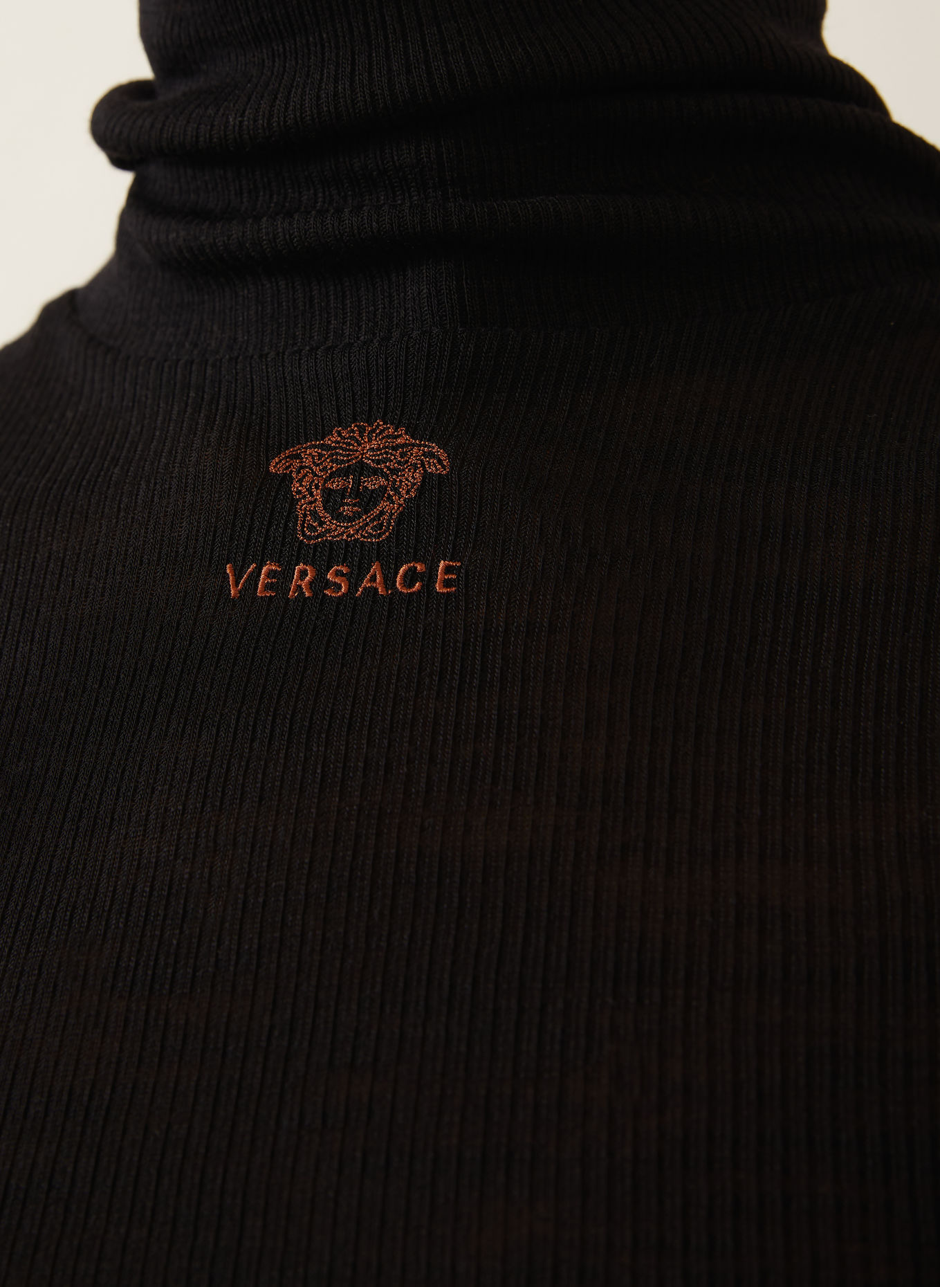 VERSACE Rollkragenshirt: SCHWARZ