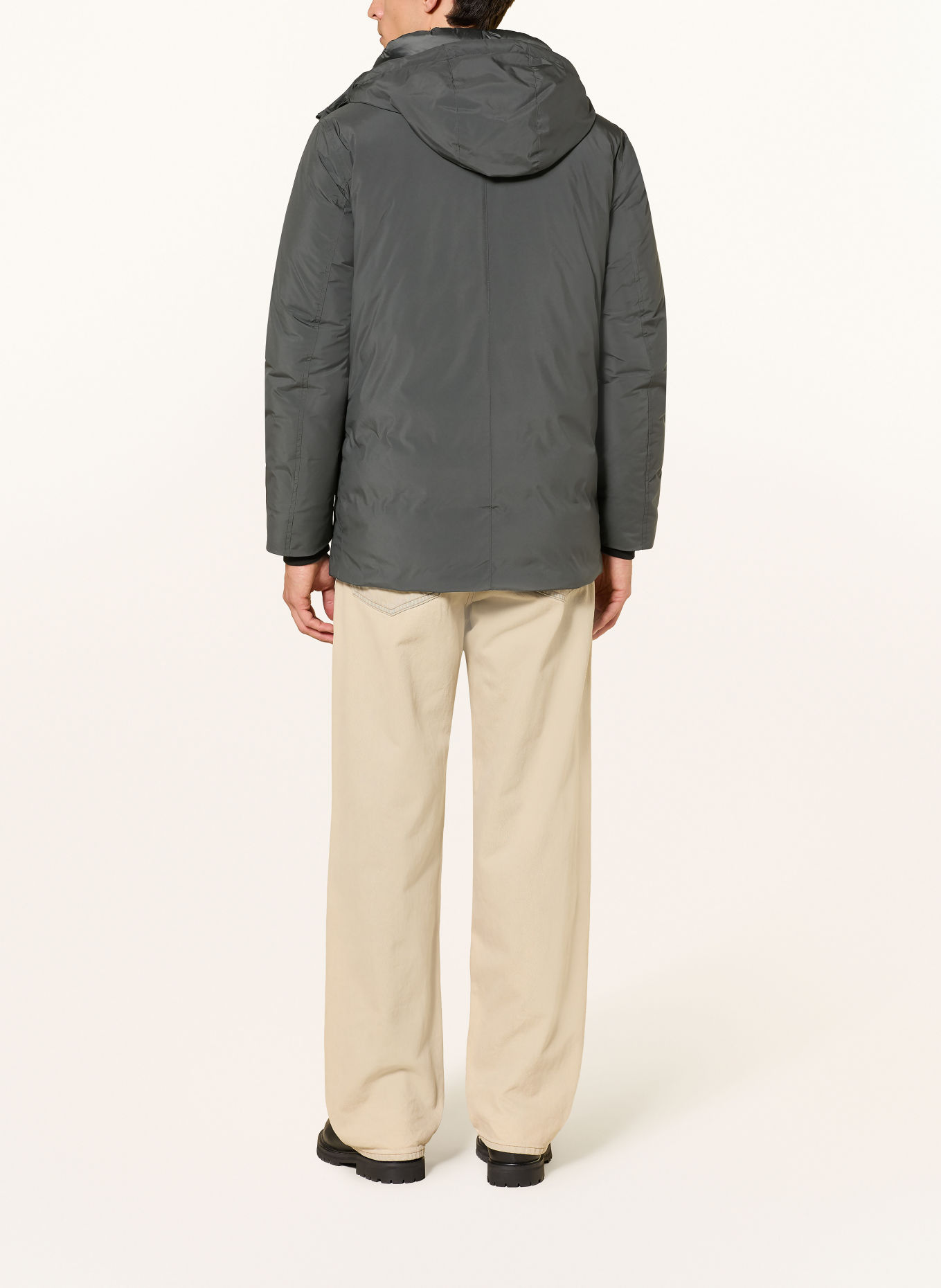 WOOLRICH Daunenparka CLOUD: DUNKELGRAU