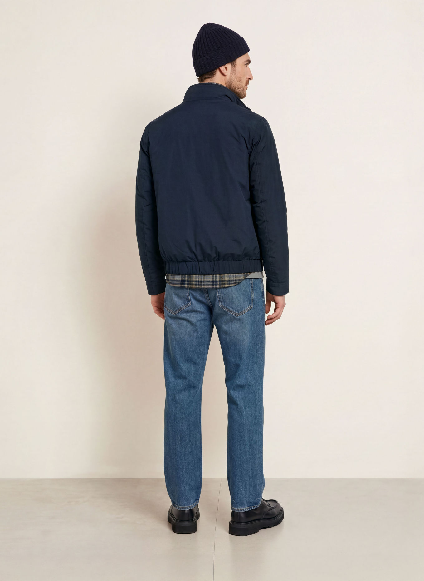 WOOLRICH Lightweight donsjas CLOUD LEWIS: DONKERBLAUW