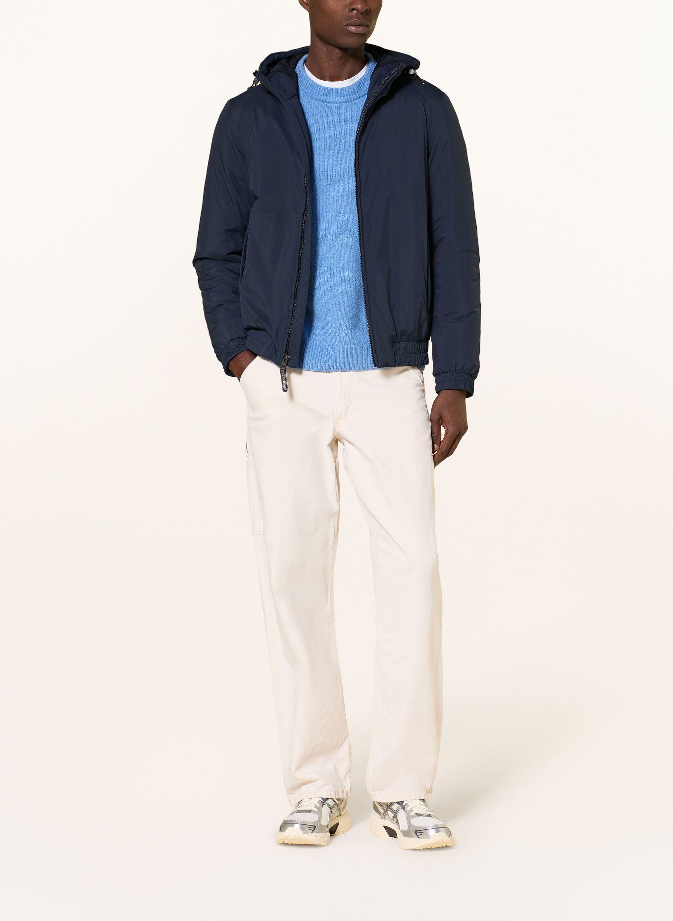 WOOLRICH Funktionsjacke: DUNKELBLAU