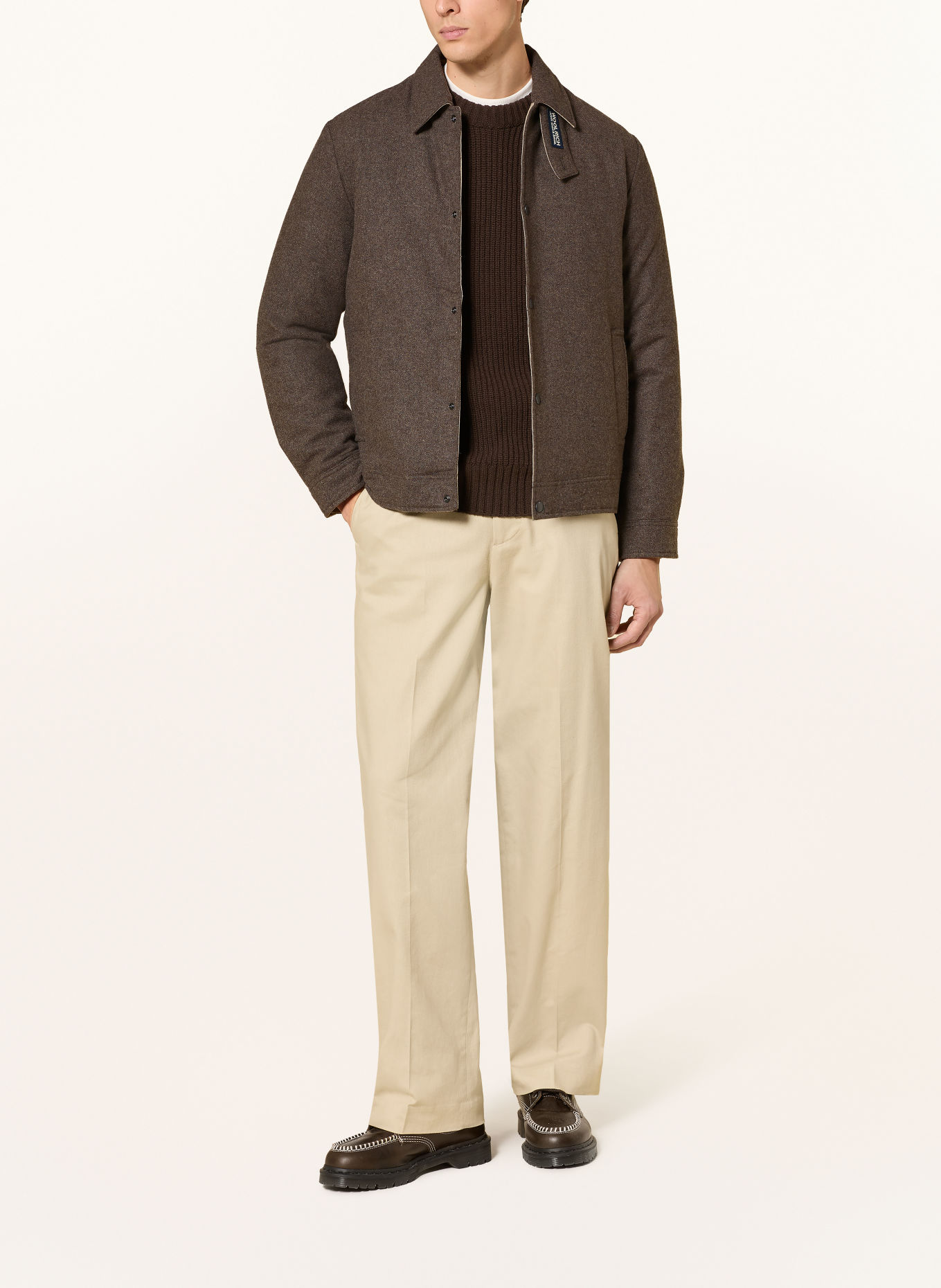WOOLRICH Jachetă de exterior: GRI ÎNCHIS