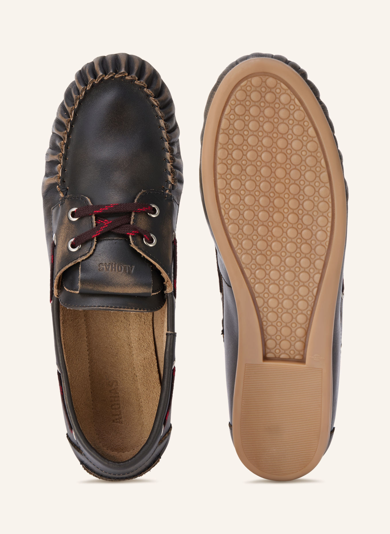 ALOHAS Bootschoenen ROWAN: MARRON FONCÉ
