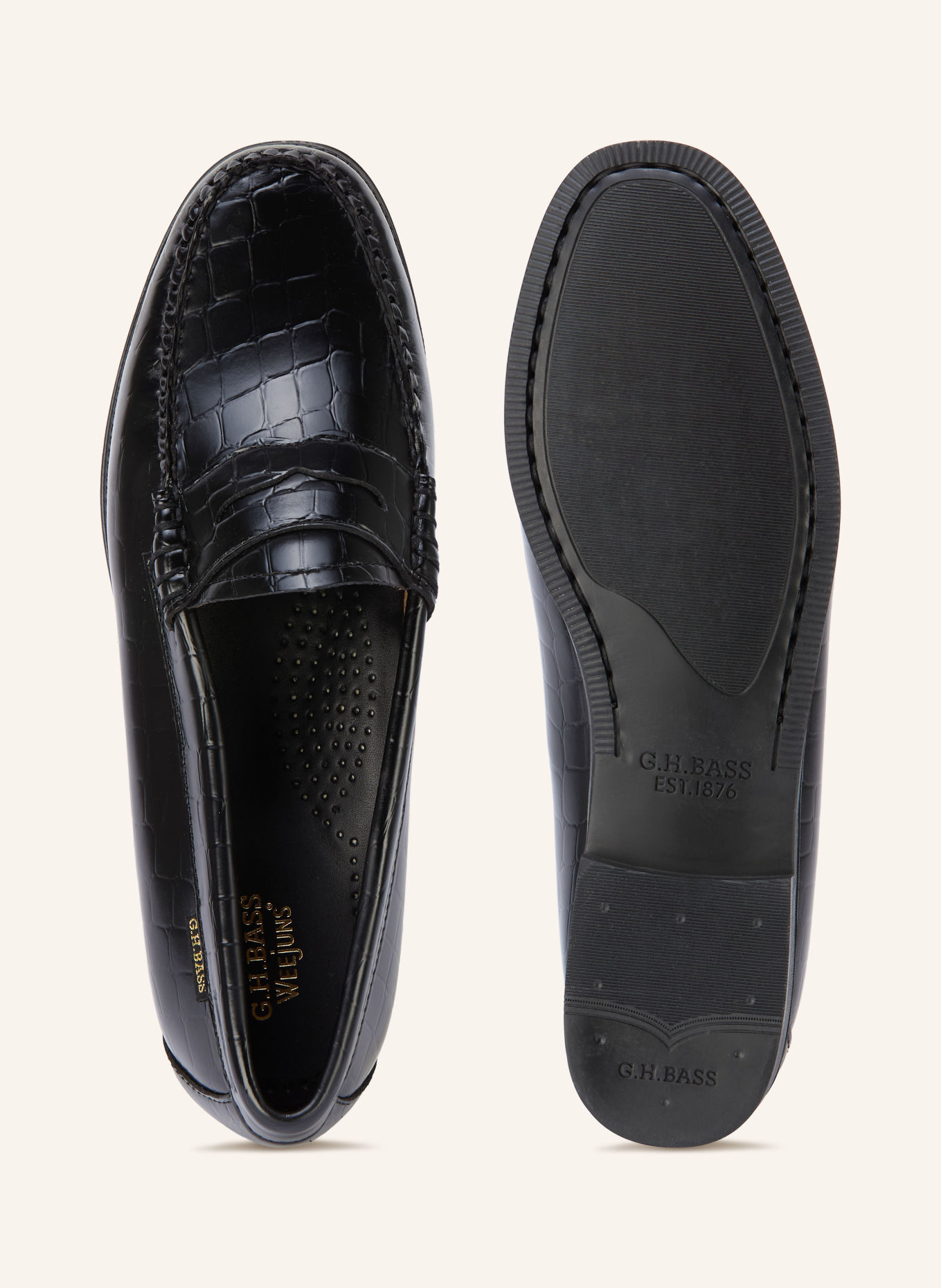 G.H.Bass Penny-Loafer EASY WEEJUN: SCHWARZ
