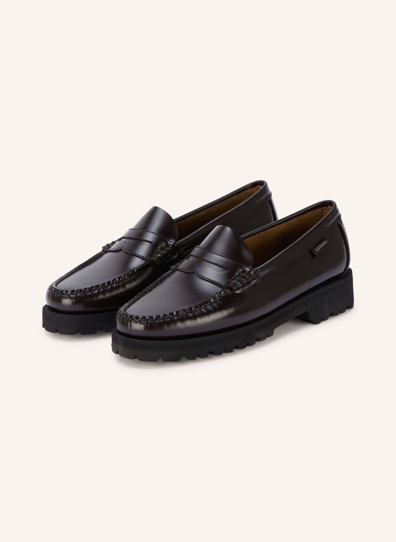 G.H.Bass Penny-Loafer WEEJUN LUG: DUNKELBRAUN