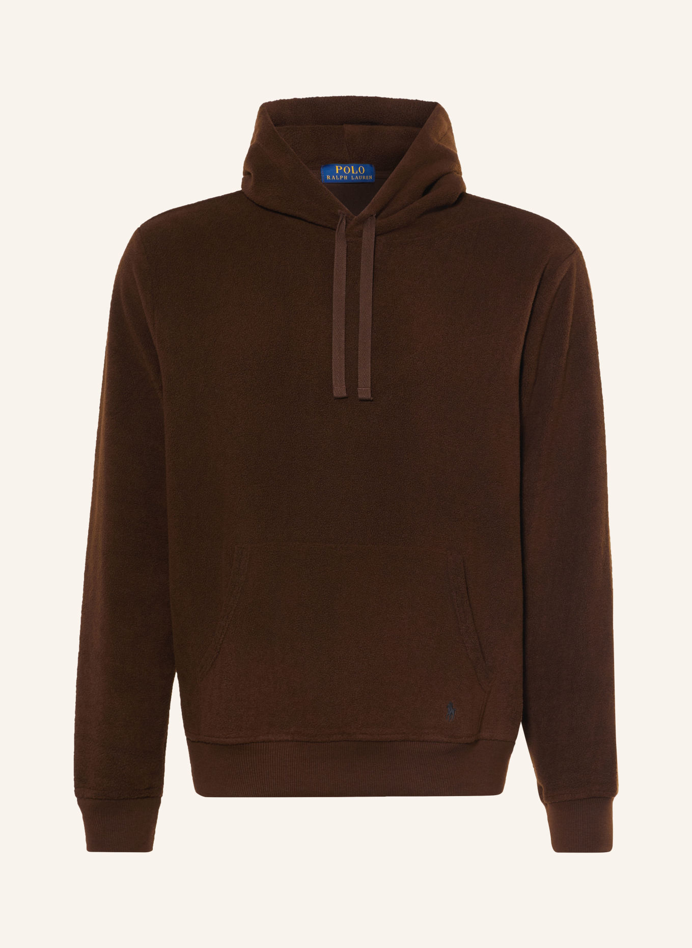 POLO RALPH LAUREN Loungehoodie van fleece: MARRON FONCÉ