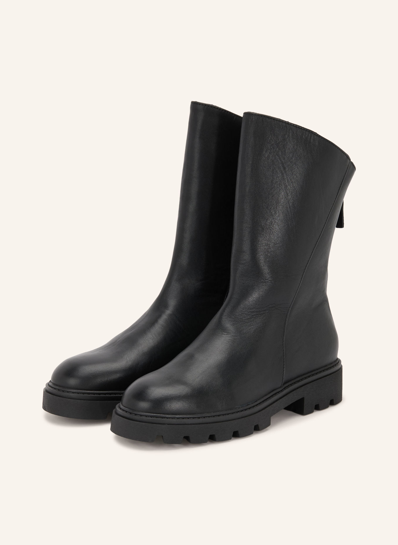 MRS & HUGS Boots: SCHWARZ