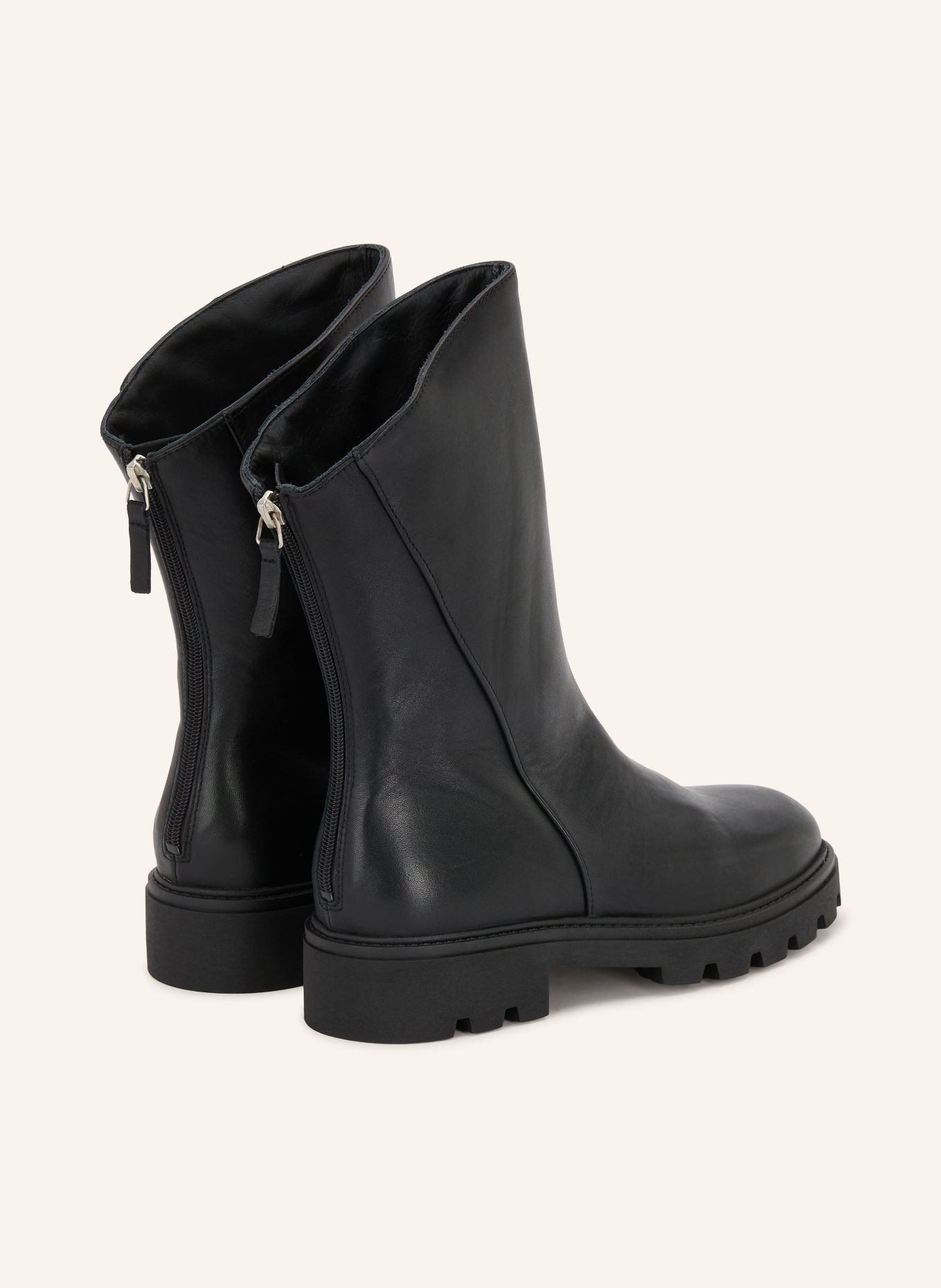 MRS & HUGS Boots: SCHWARZ
